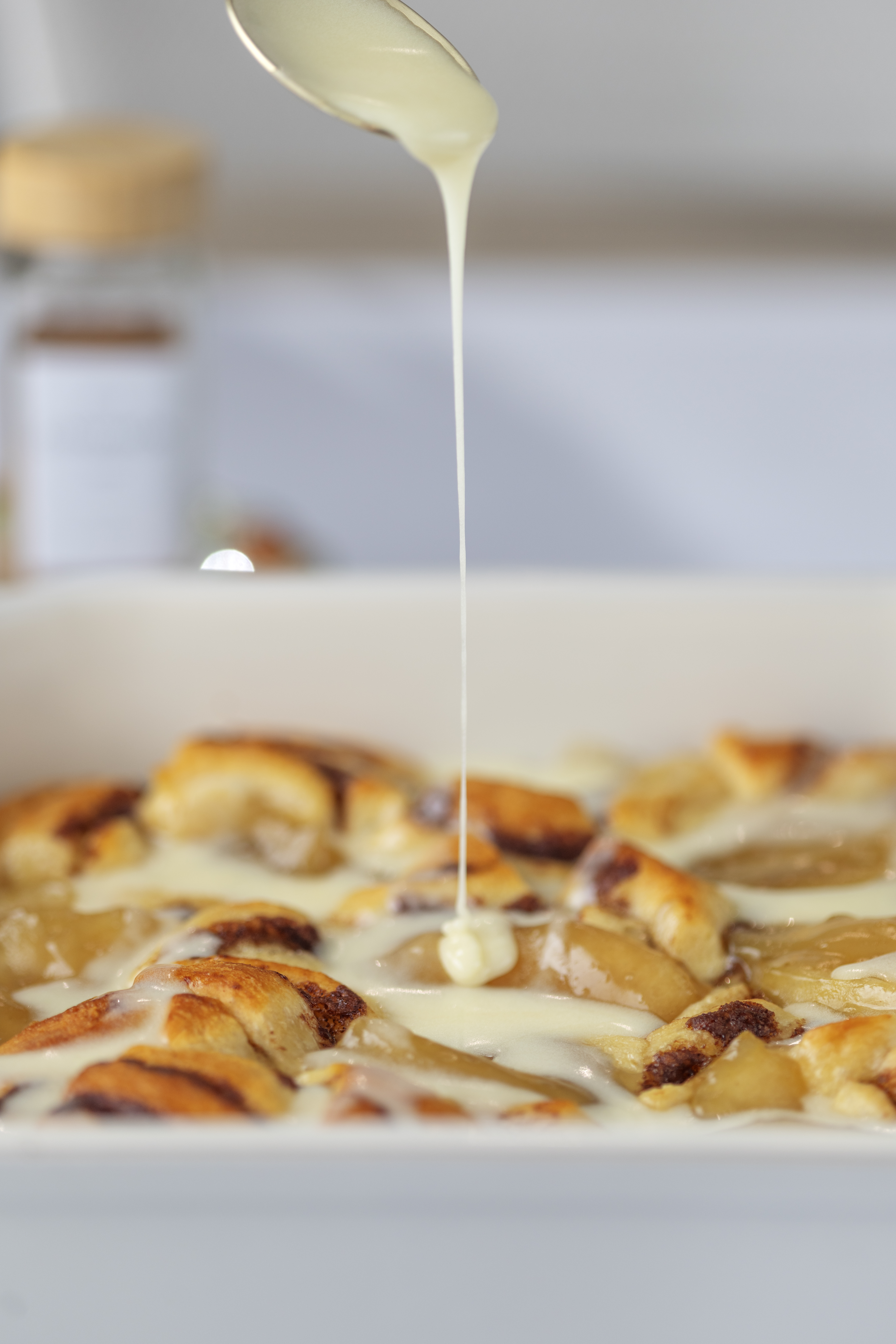 Apple Pie Cinnamon Roll Bake