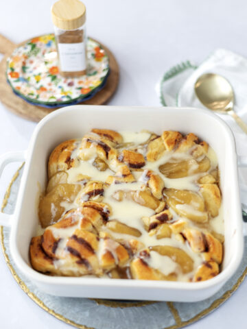 Apple Pie Cinnamon Roll Bake