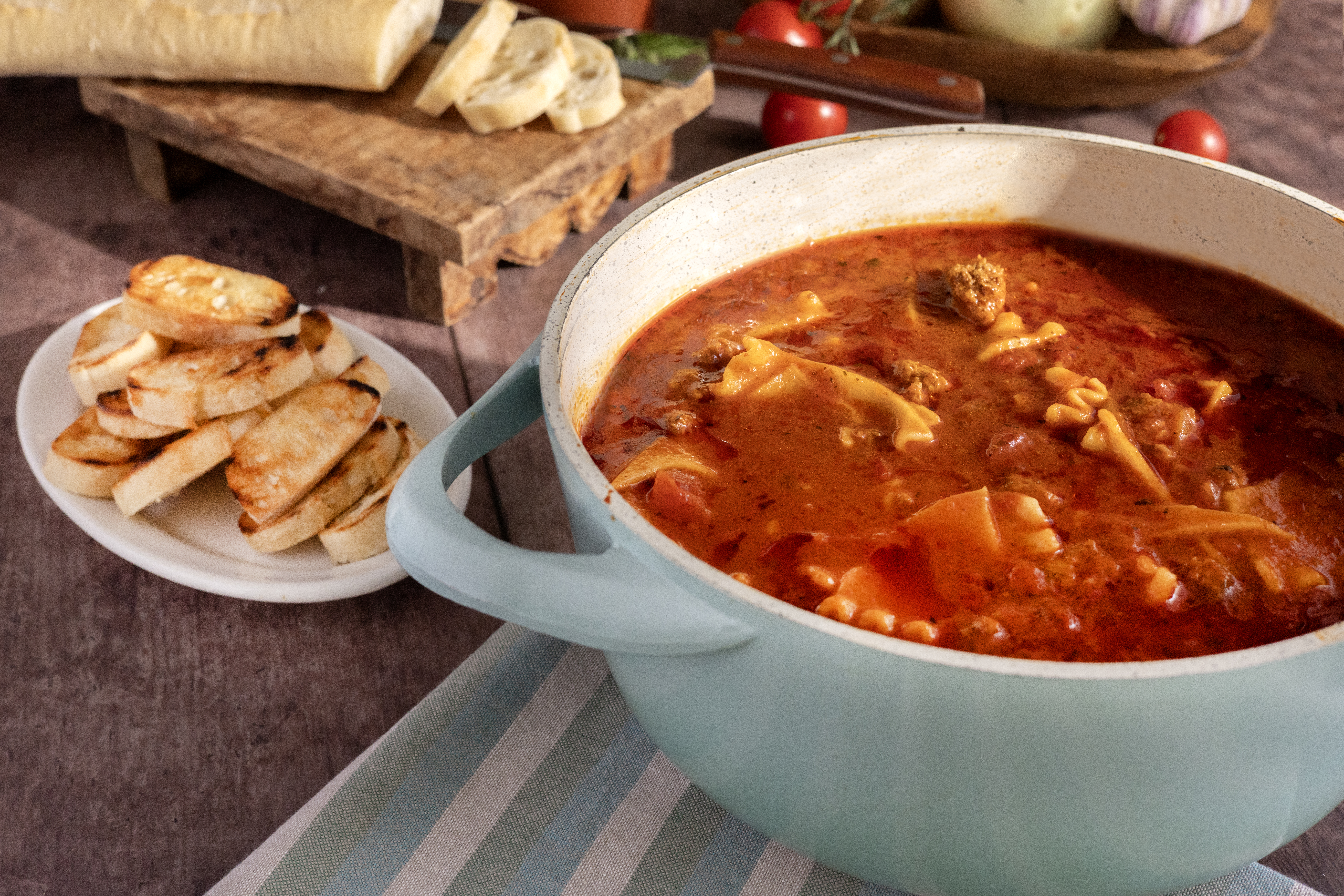 The Best Lasagna Soup