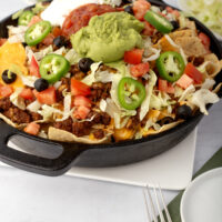 Beefy Super Nacho Skillet