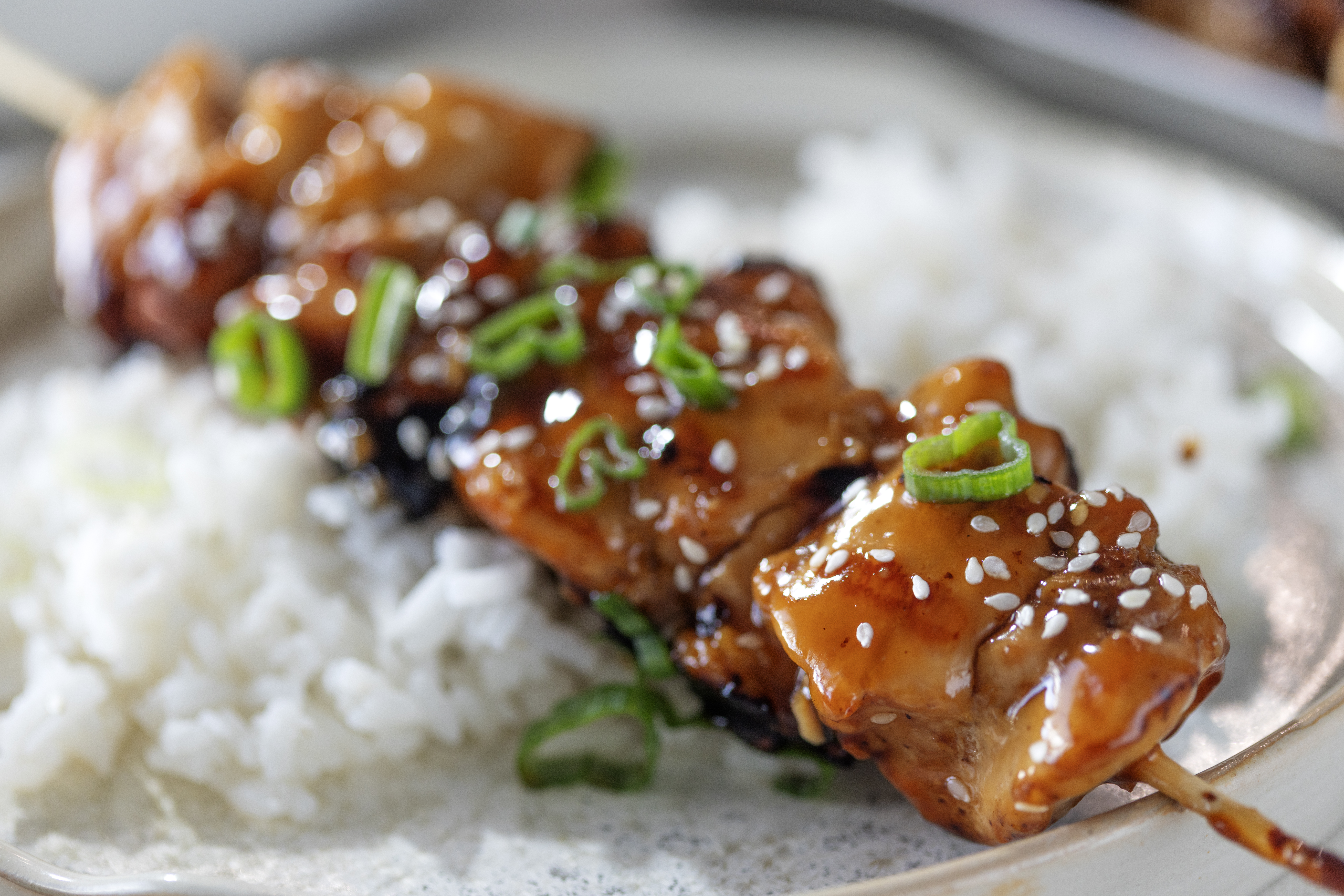 Easy Stovetop Teriyaki Chicken Skewers