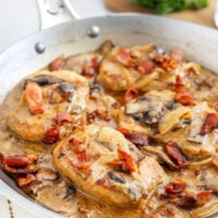 Creamy Garlic Pork Chops