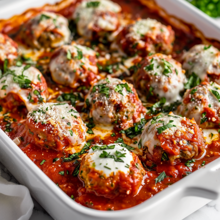 Simple Oven Baked Ricotta Meatballs - Krystel's Cooking