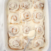 Cinnamon Rolls with cream cheese frosting