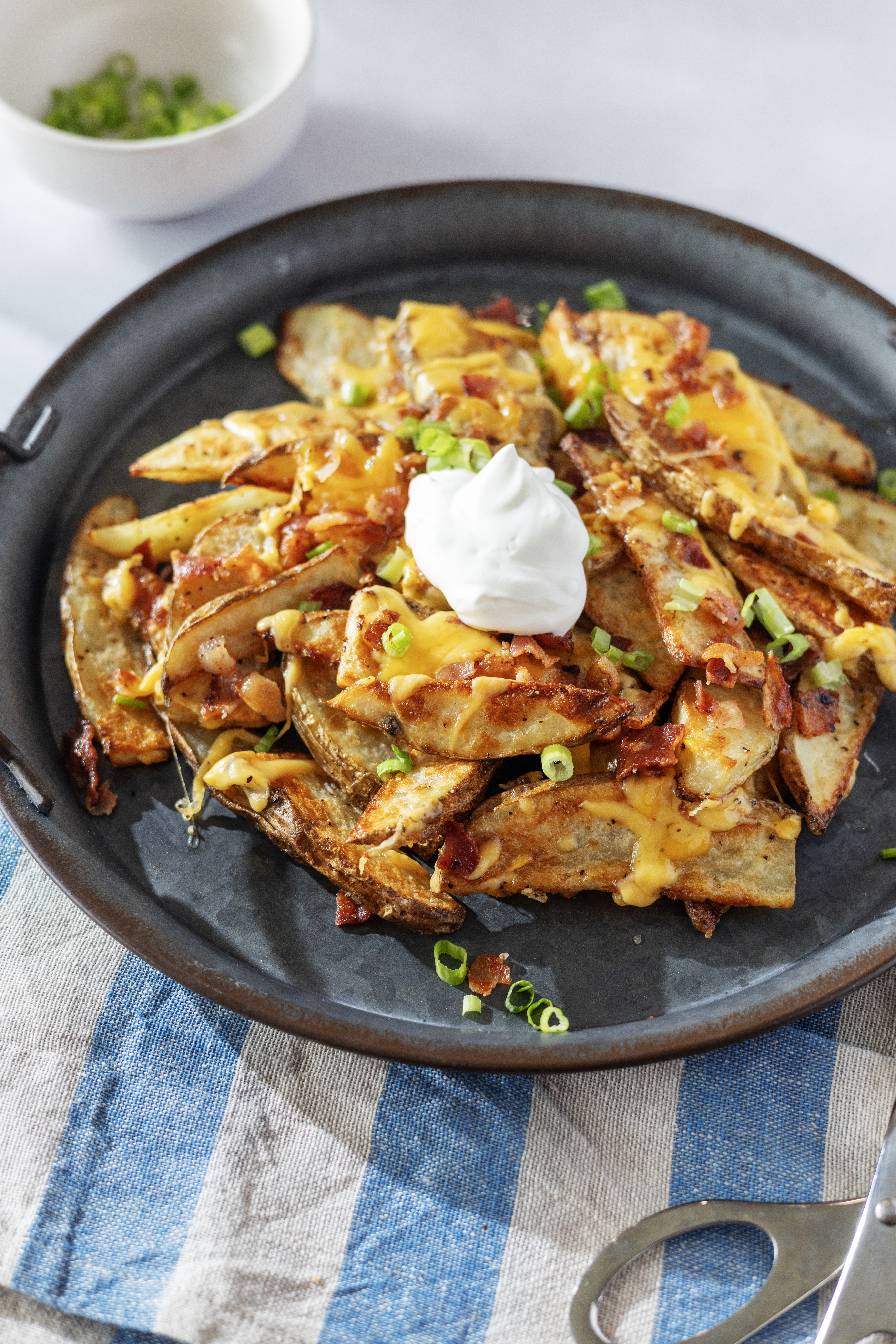 Bacon Cheddar Potato Wedges