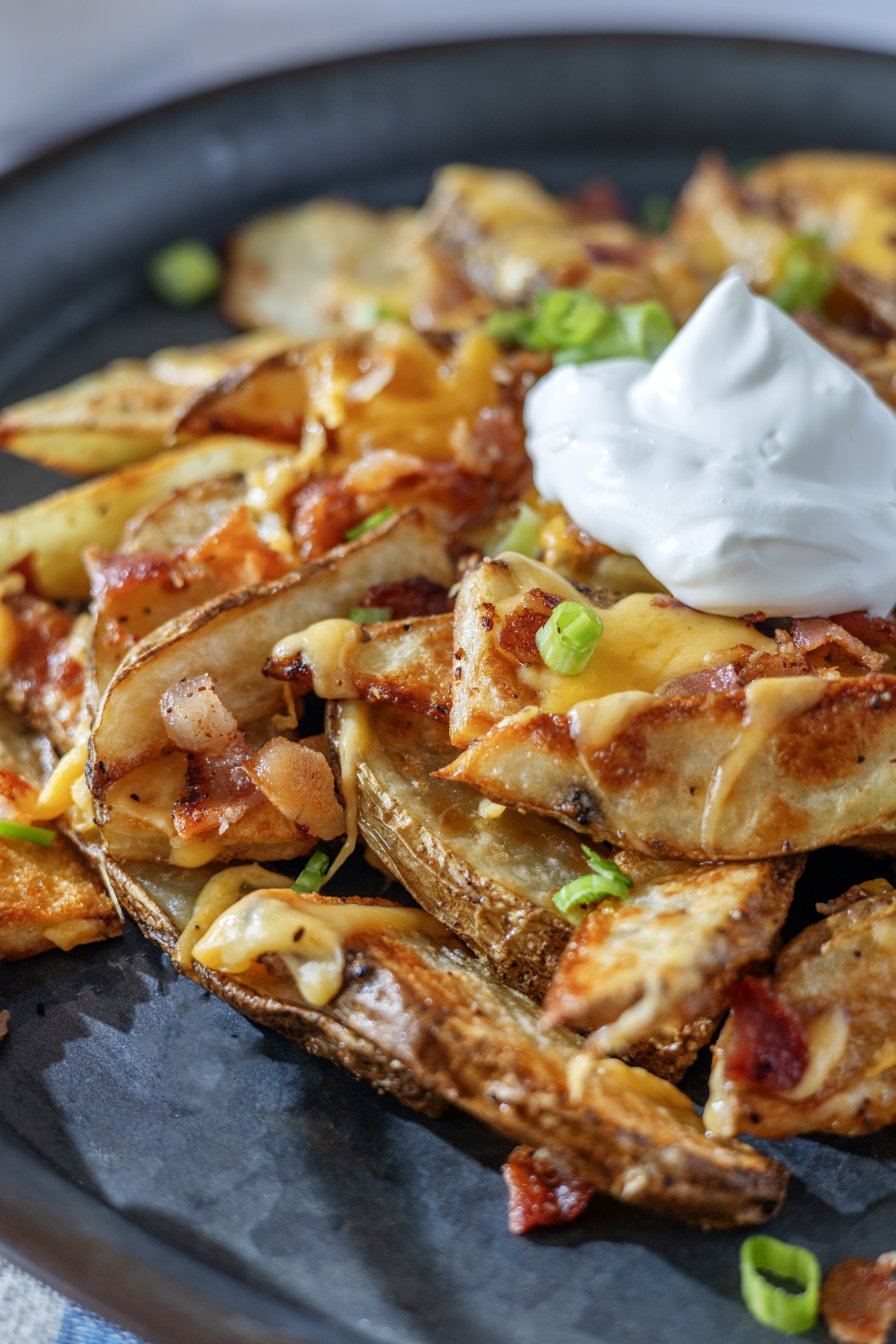 Bacon Cheddar Potato Wedges