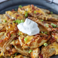 Bacon Cheddar Potato Wedges