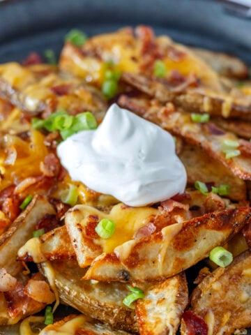 Bacon Cheddar Potato Wedges
