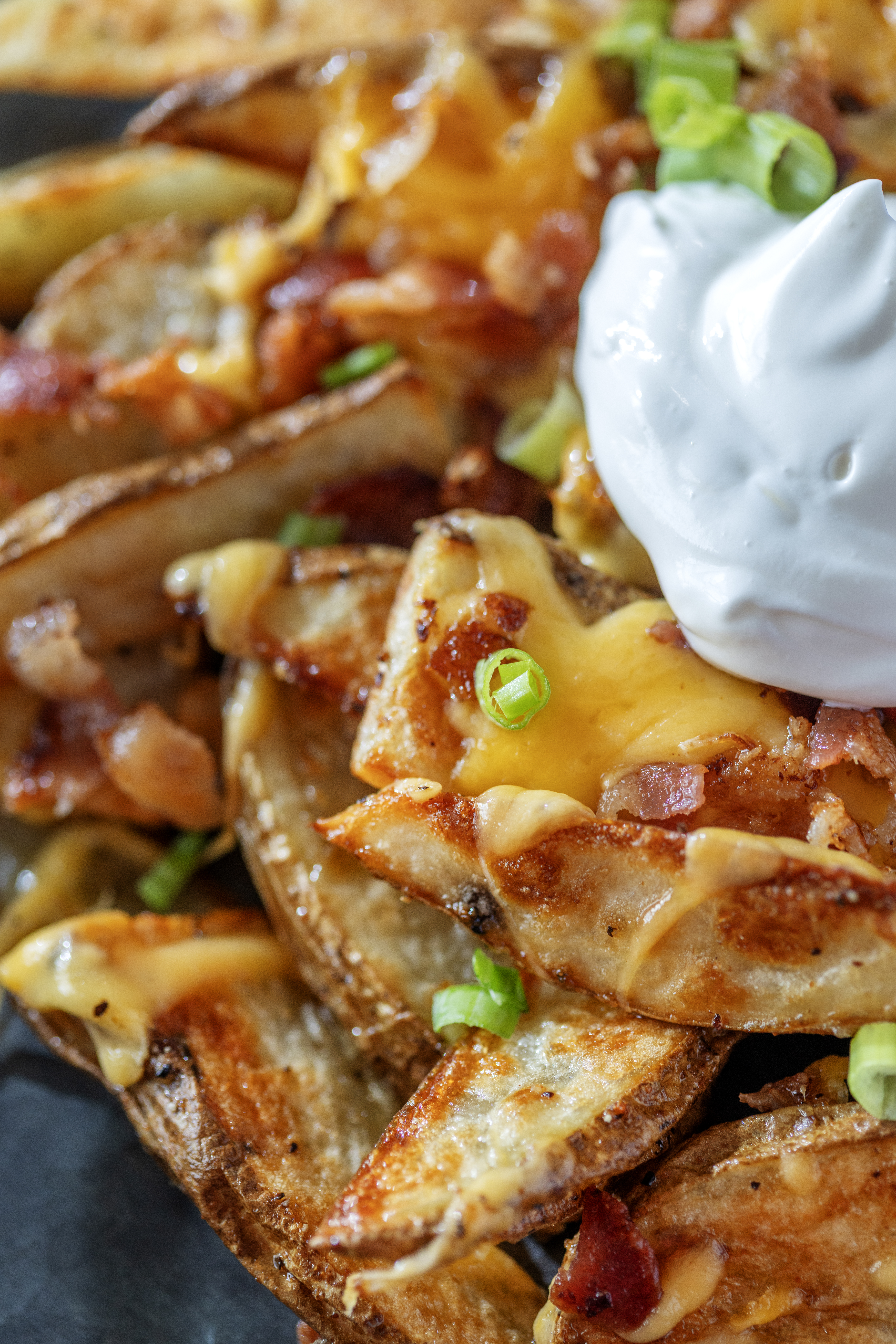 Bacon Cheddar Potato Wedges