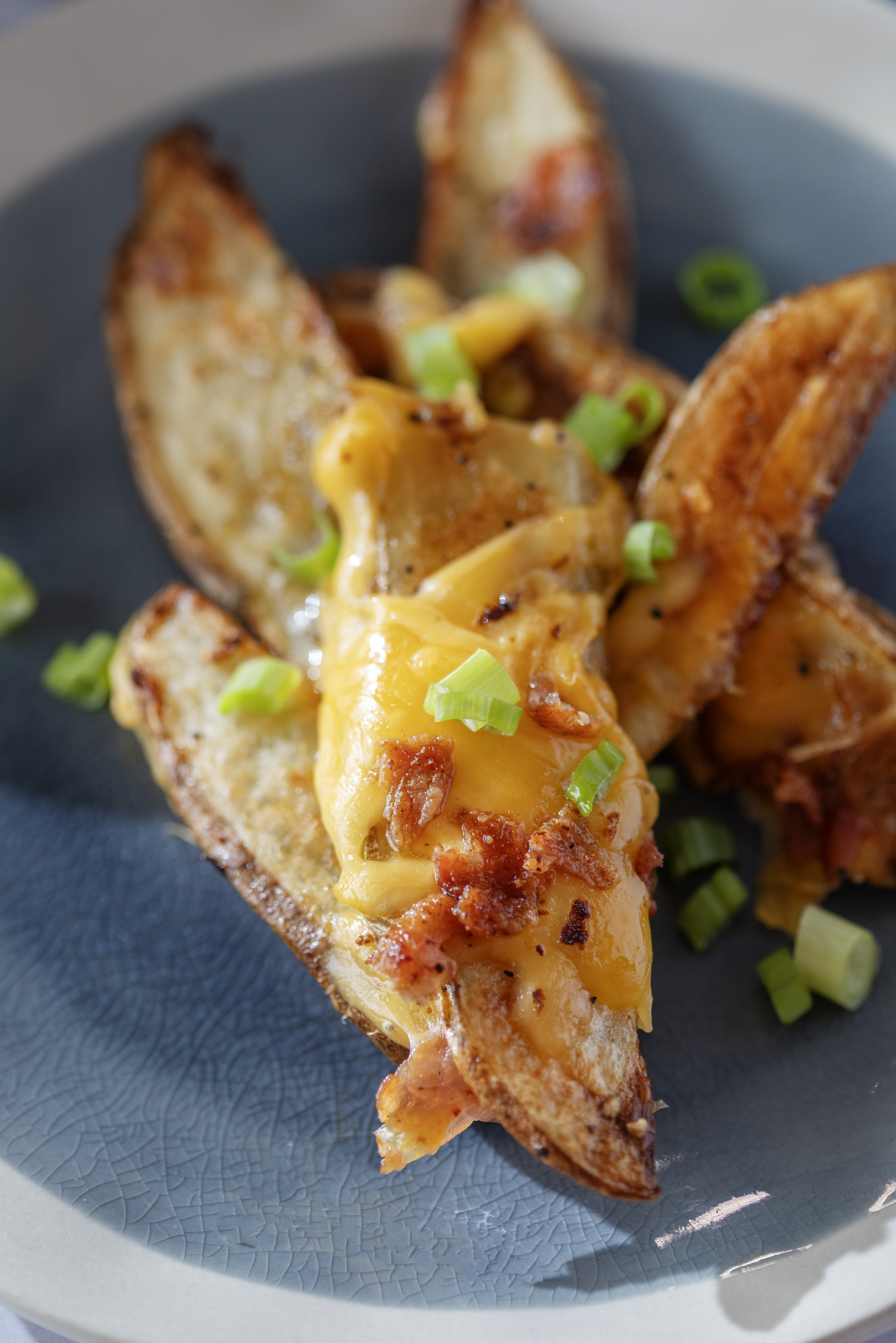 Bacon Cheddar Potato Wedges