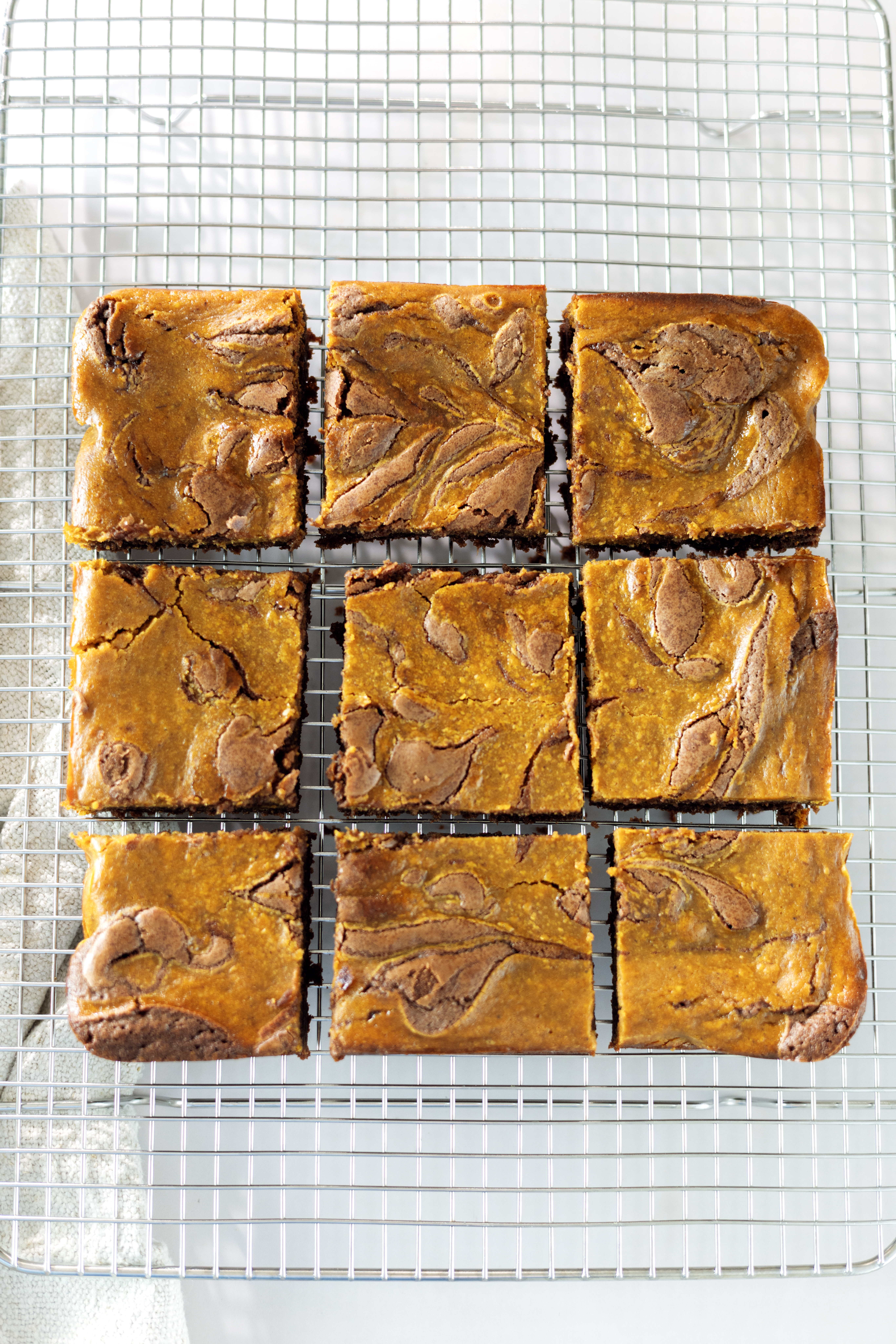 Pumpkin Swirl Brownies