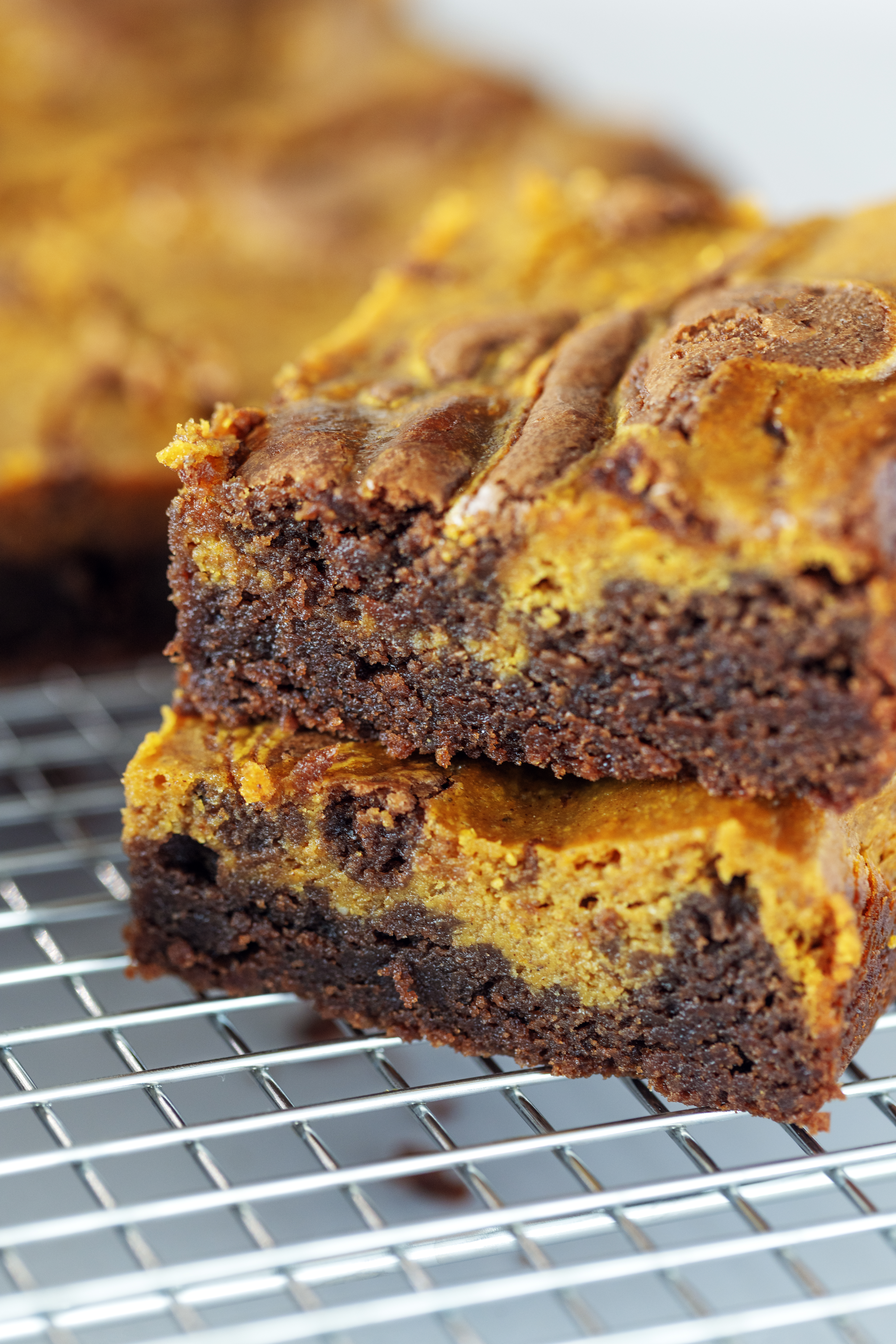 Pumpkin Swirl Brownies
