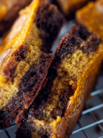 Pumpkin Swirl Brownies