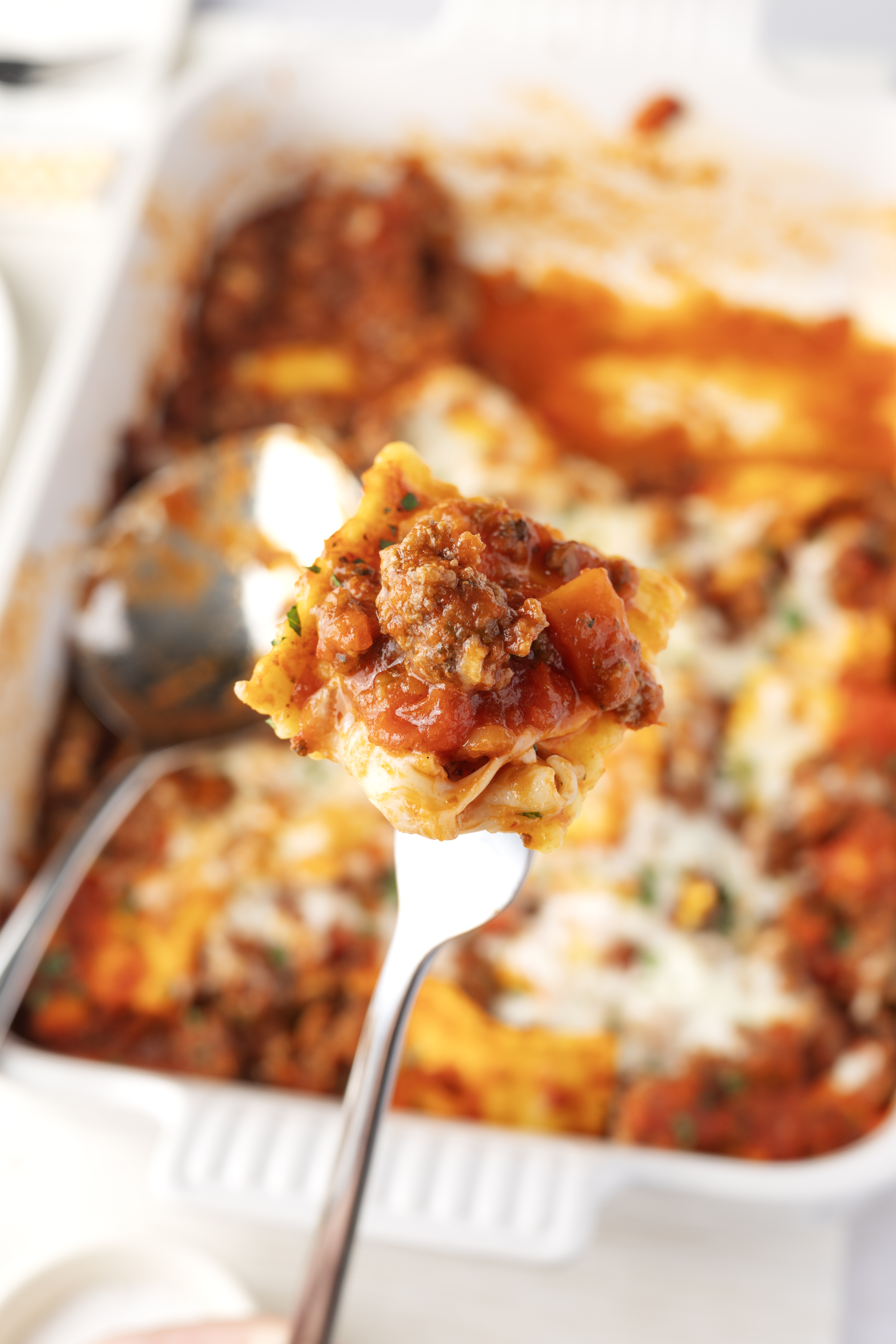 Easy Baked Cheesy Ravioli