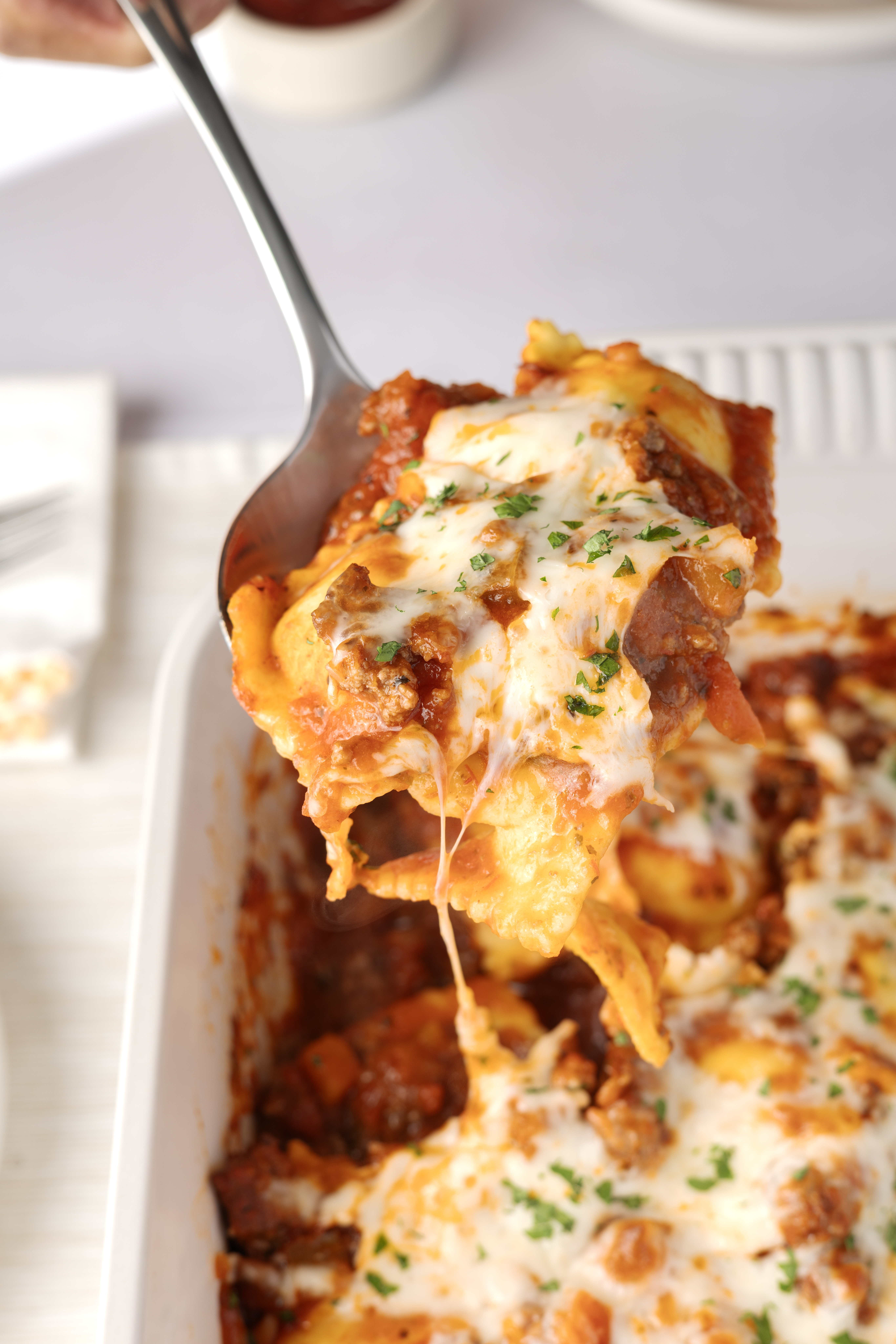 Easy Baked Cheesy Ravioli