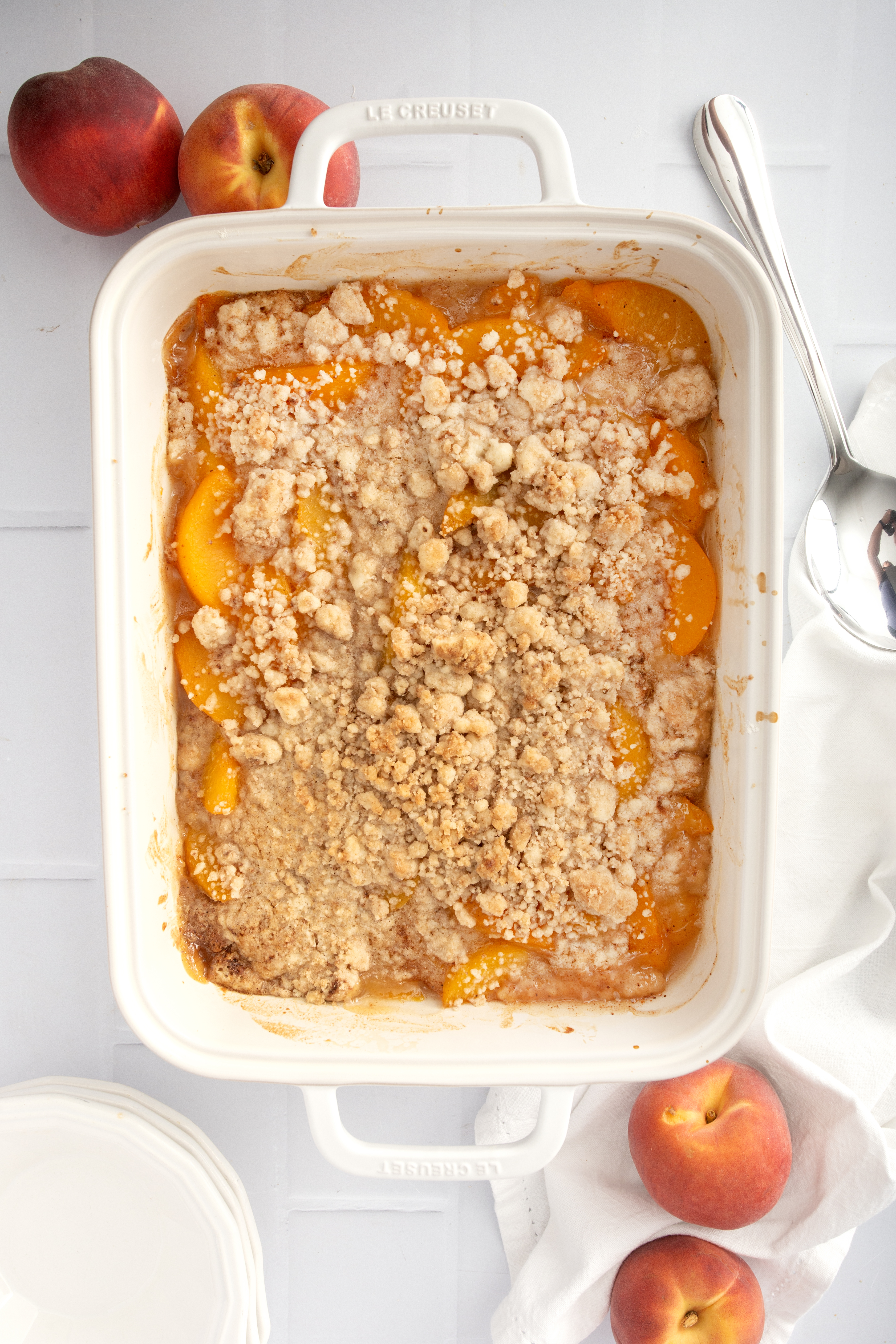 The Best Peach Cobbler