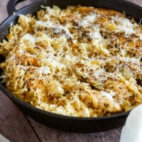Garlic Parmesan Chicken and Rice