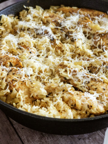 Garlic Parmesan Chicken and Rice