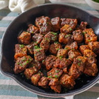 Cajun Garlic Butter Steak Bites