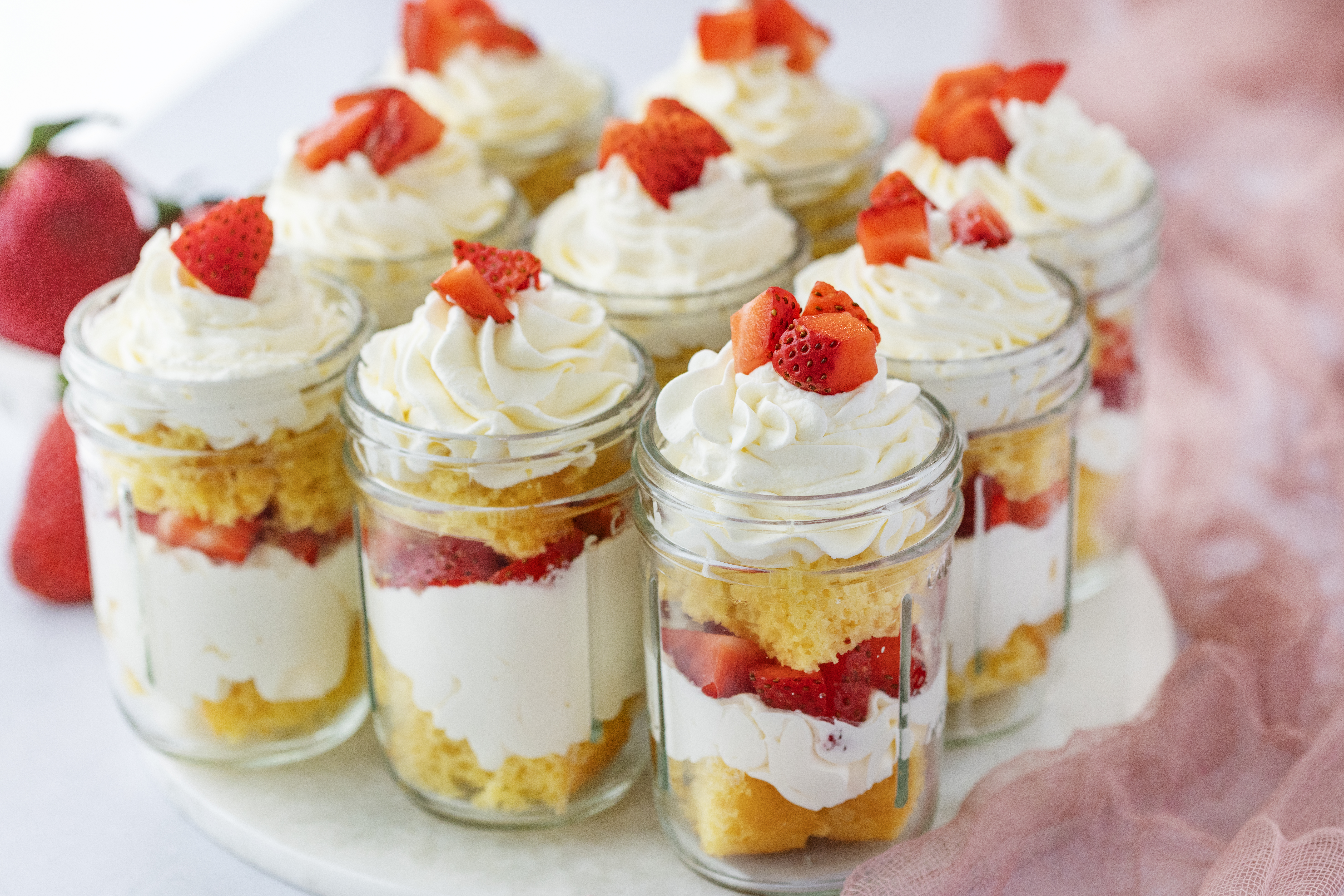 Easy Strawberry Shortcake Trifle