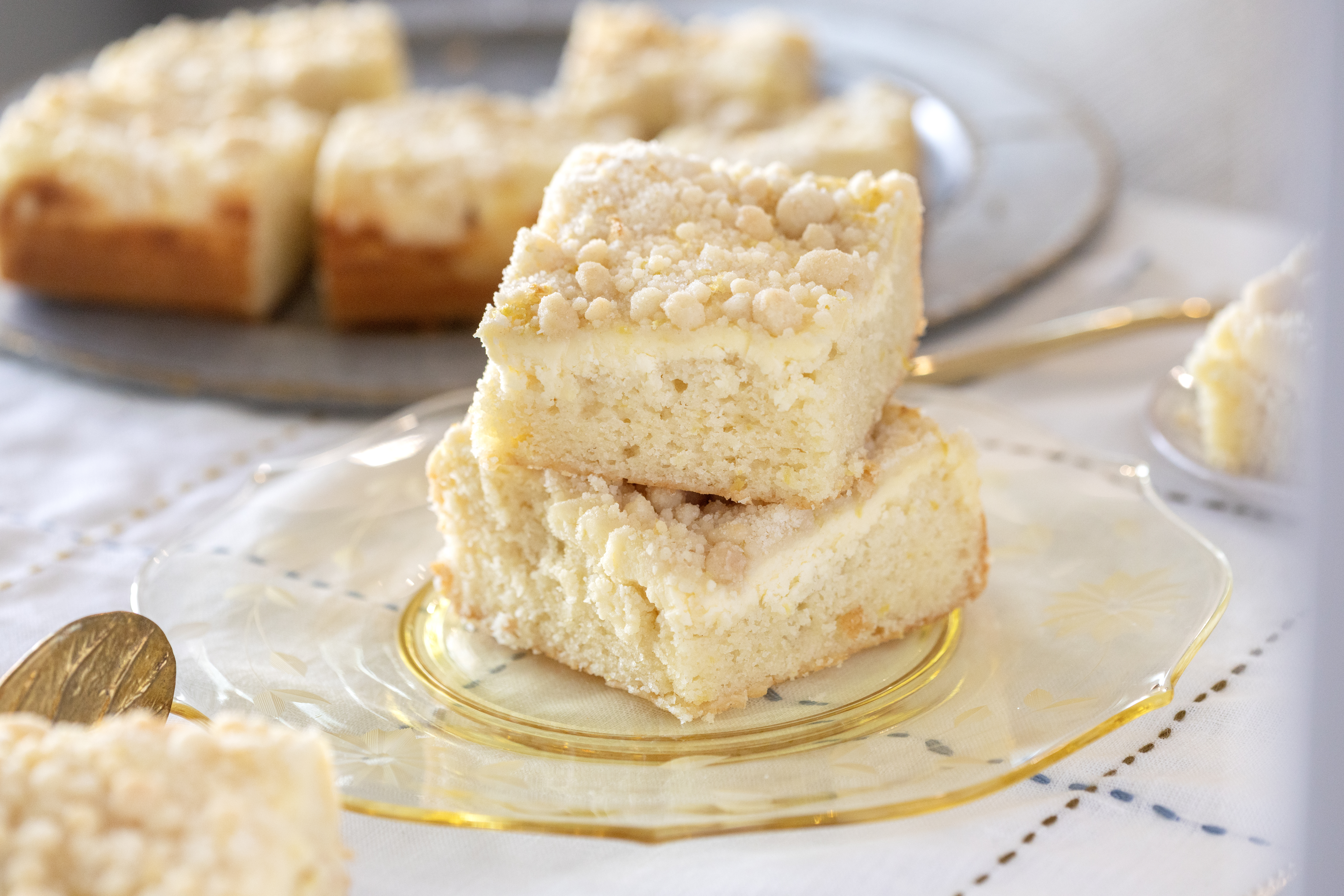Lemon Cream Cheese Coffee Cake