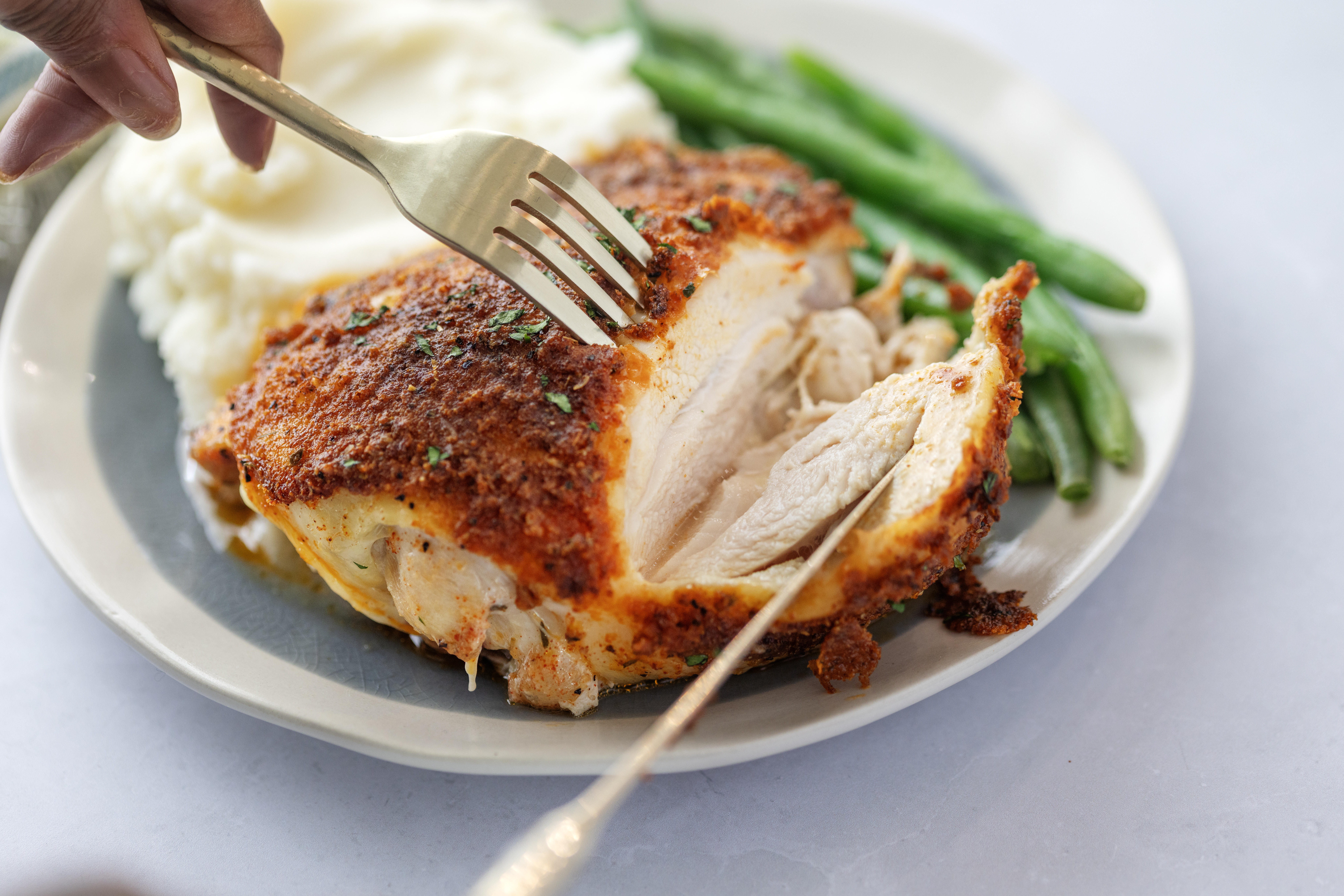 Easy Oven Baked Chicken Thighs