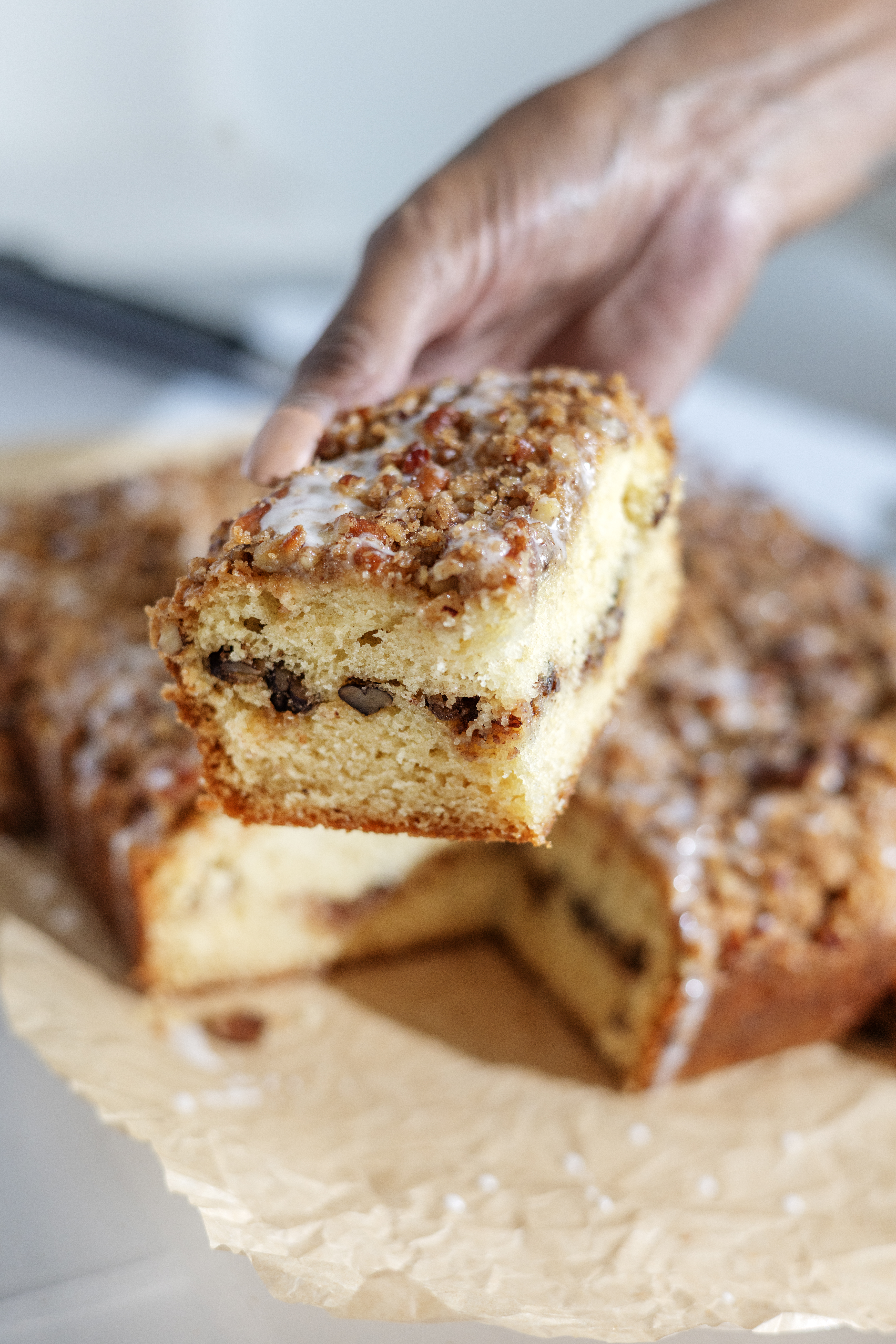 Easy Pecan Breakfast Coffee Cake
