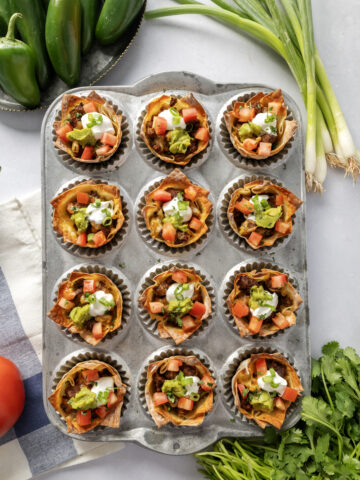 Easy Crunchy Taco Cups Recipe