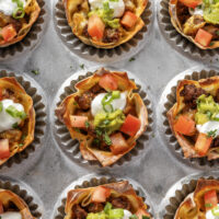 Easy Crunchy Taco Cups Recipe