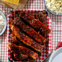 Oven baked spareribs