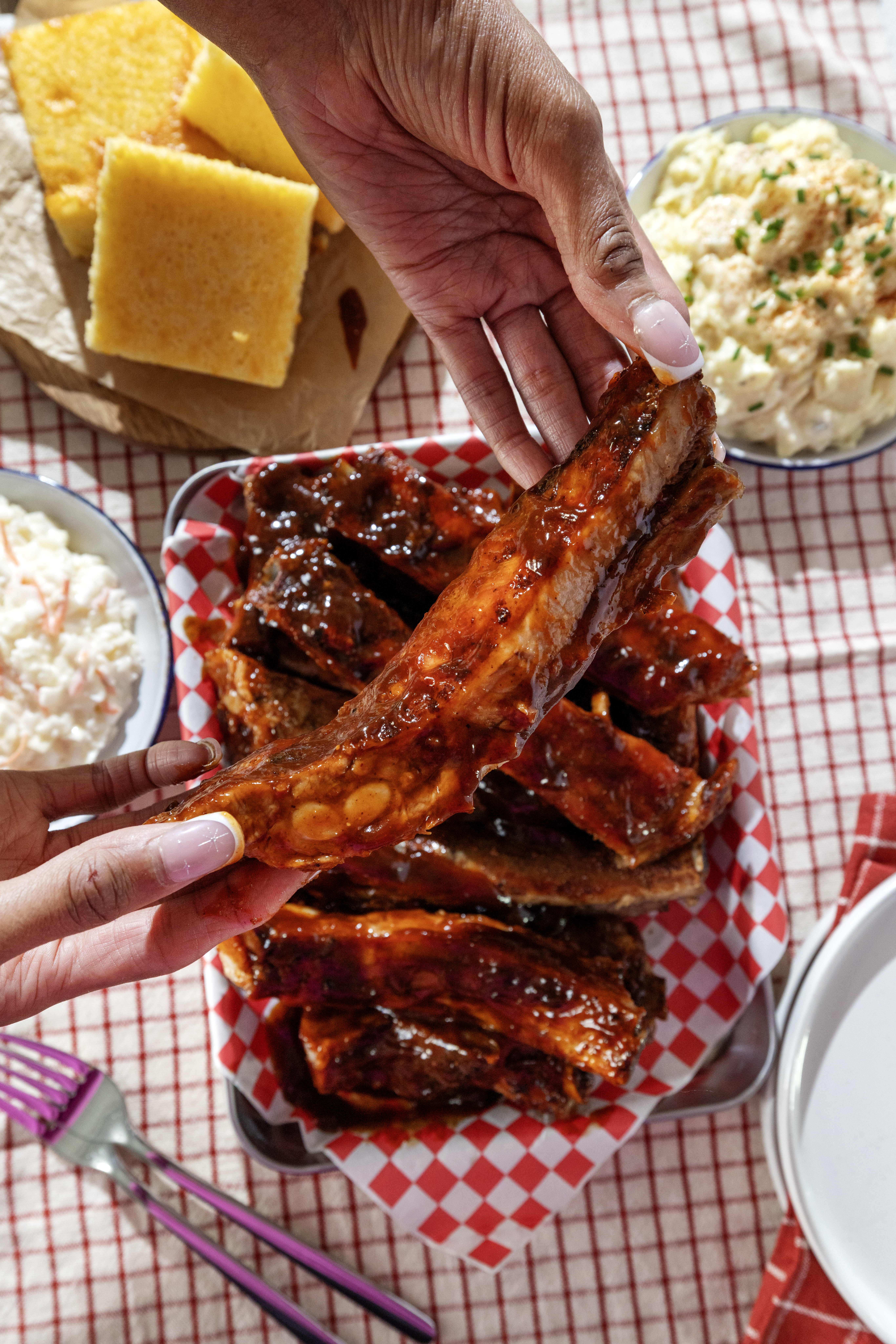 Oven baked spareribs