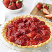 Easy Fresh Strawberry Pie