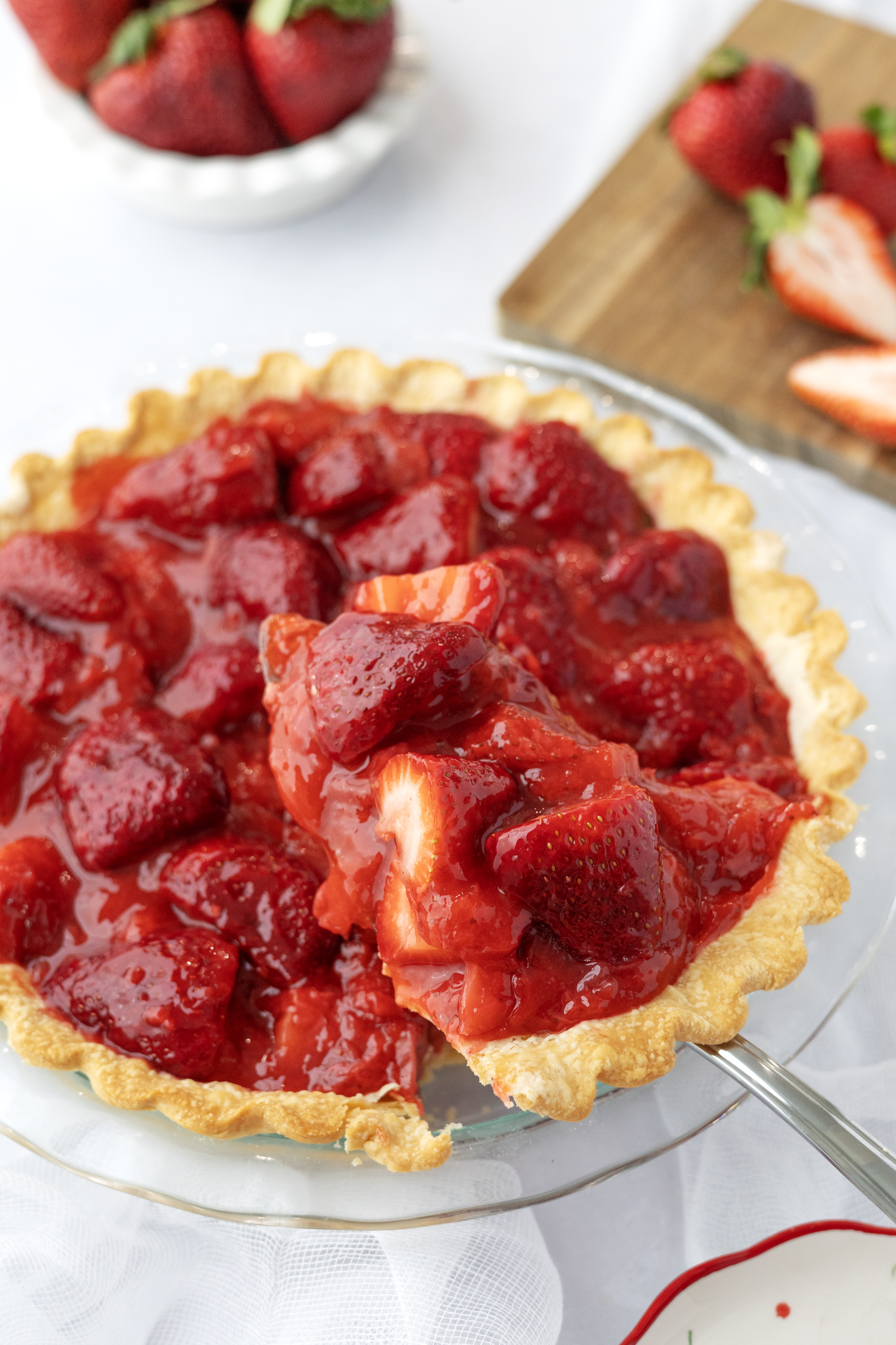 Easy Fresh Strawberry Pie