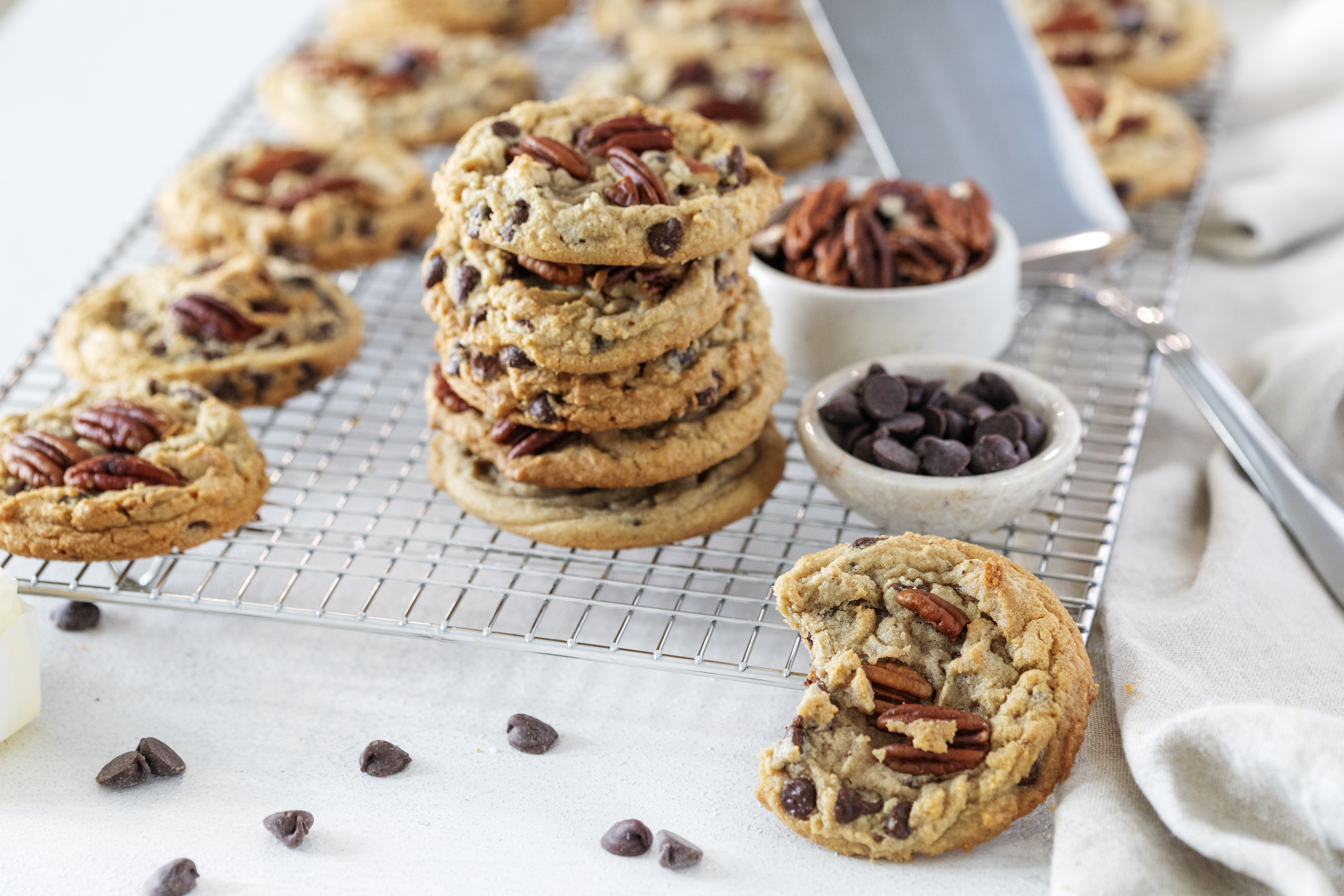 Bourbon Brown Butter Chocolate Chunk Cookies