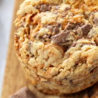 Peanut Butter Butterfinger Cookies