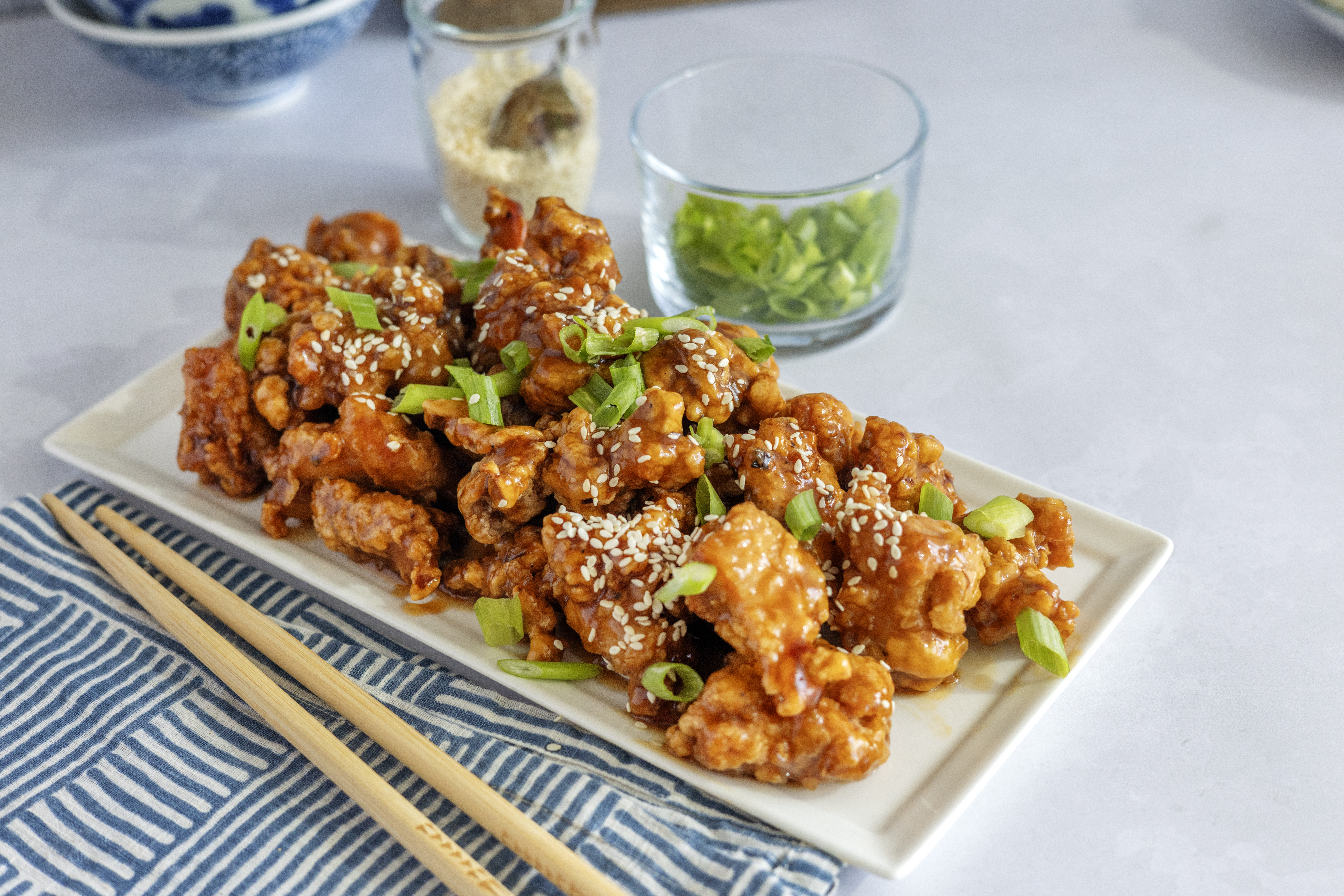 Honey Garlic Crispy Chicken