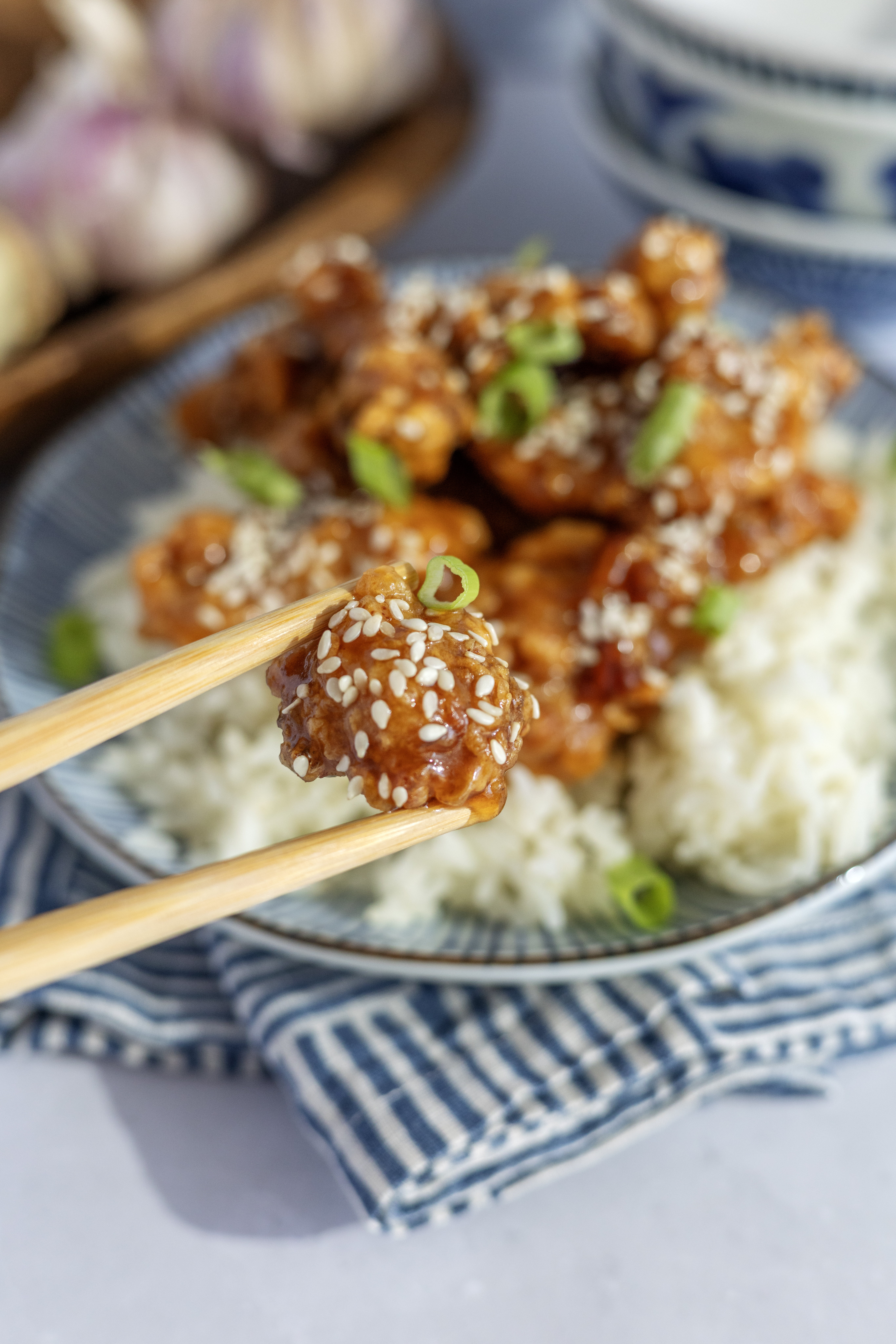 Honey Garlic Crispy Chicken