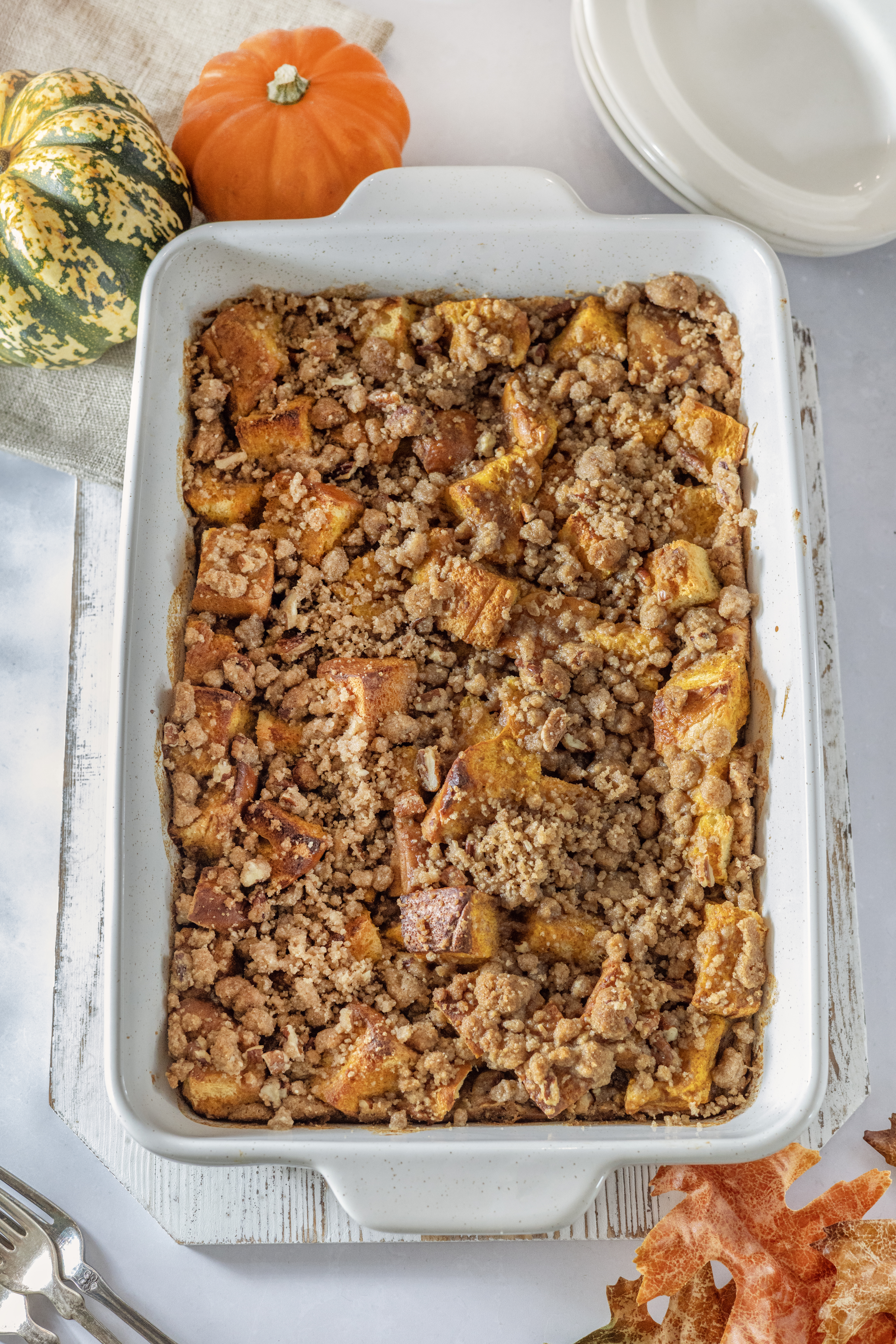 Pumpkin French Toast Casserole