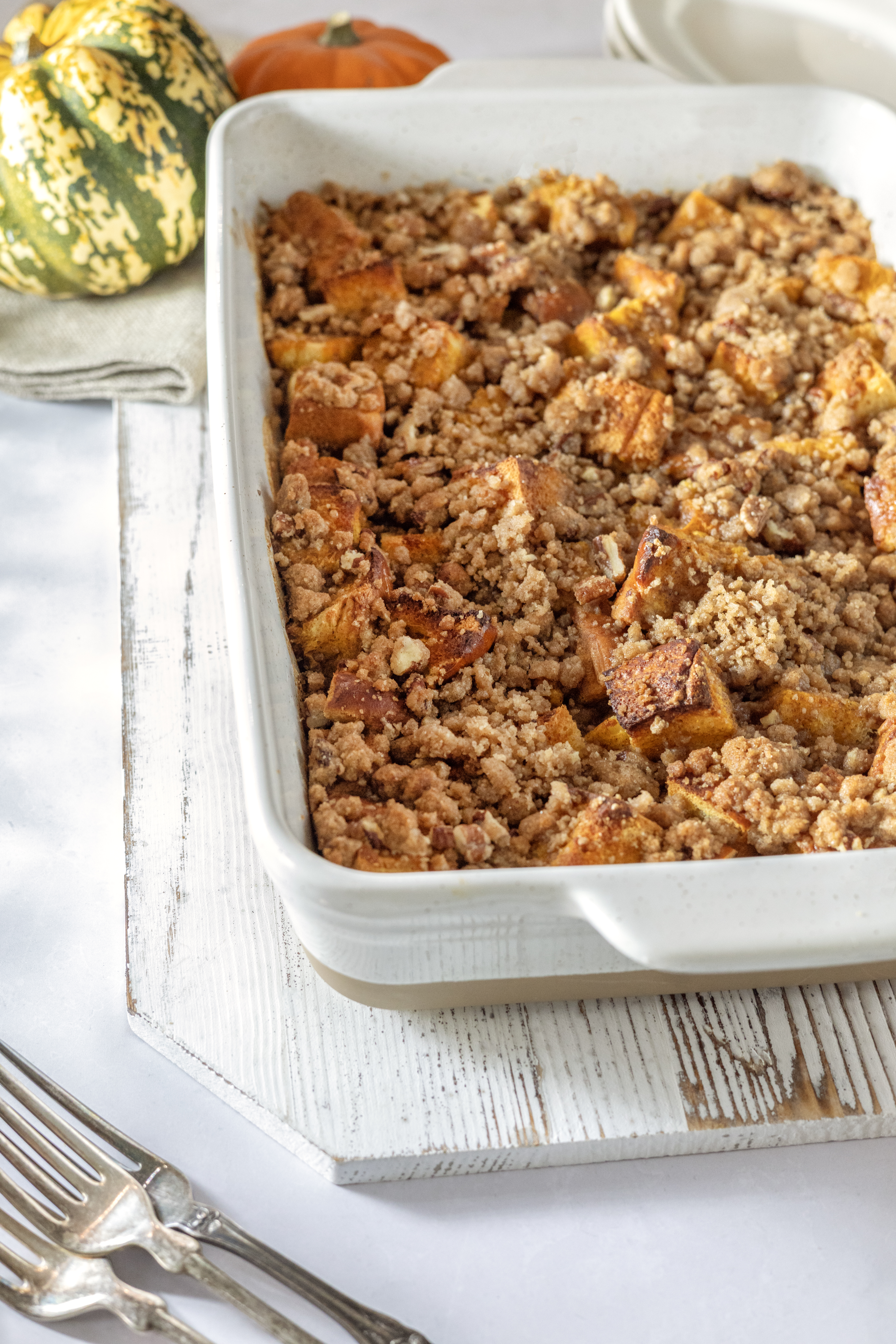 Pumpkin French Toast Casserole