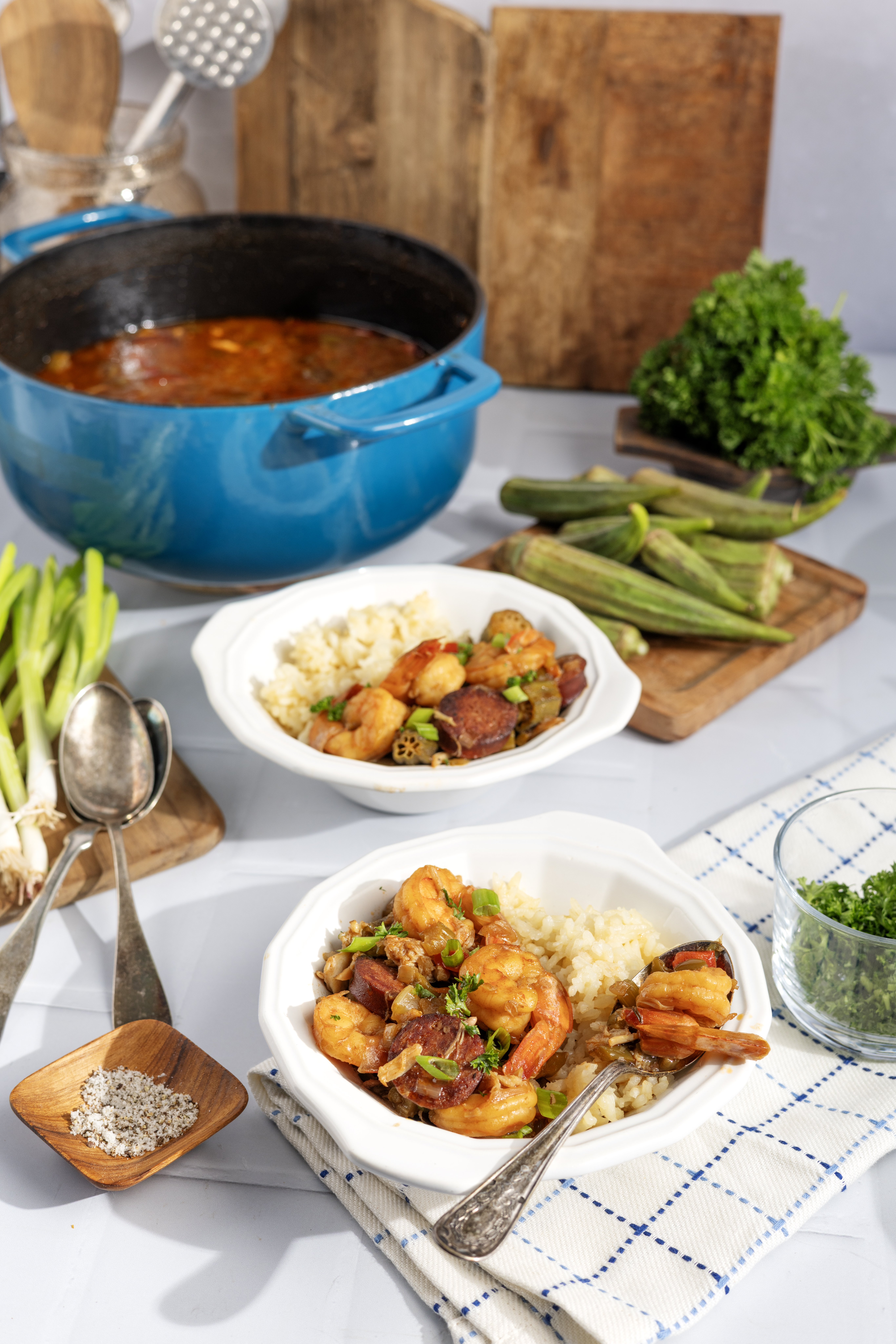 Easy Shrimp and Sausage Gumbo