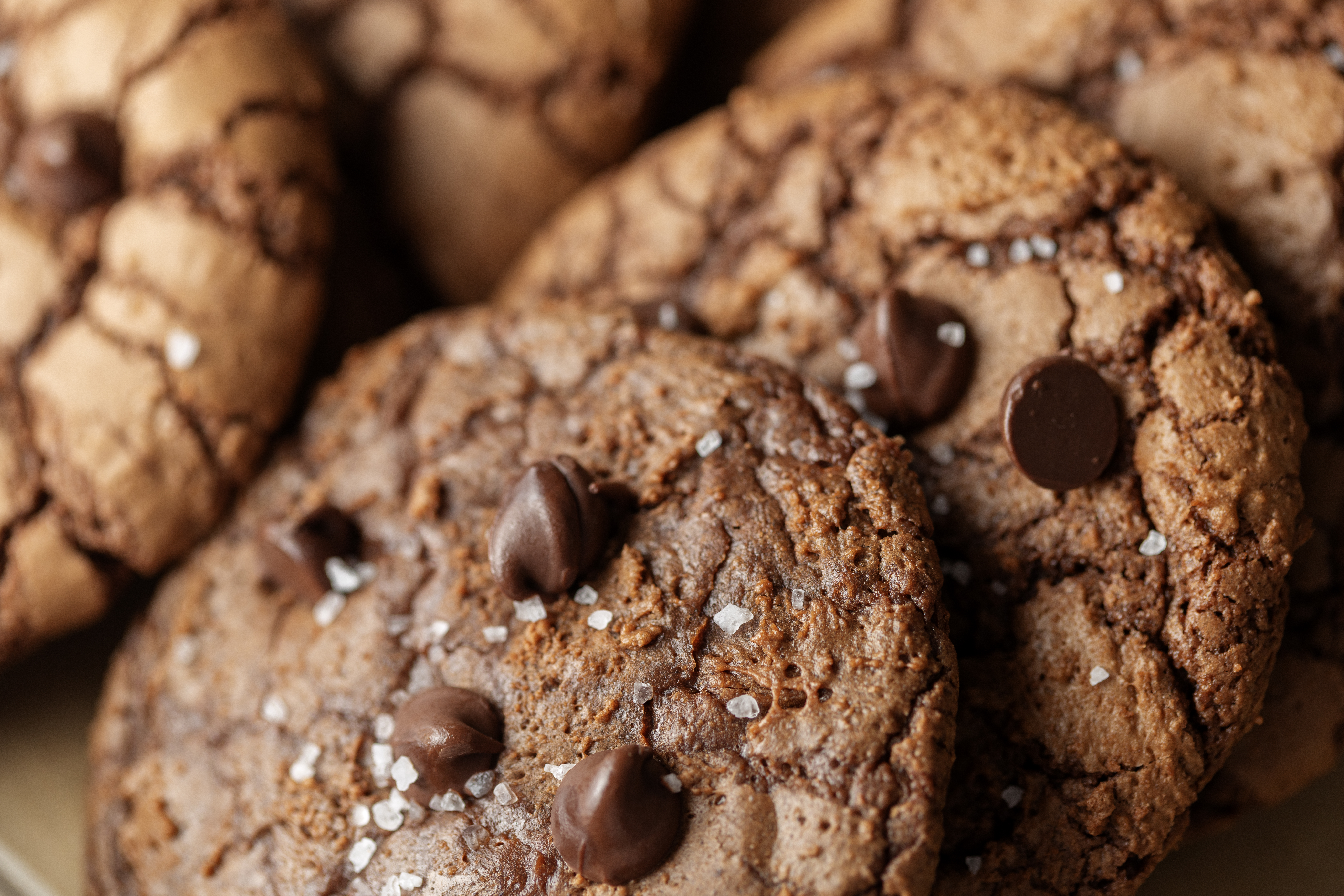 Easy Salted Brownie Cookies