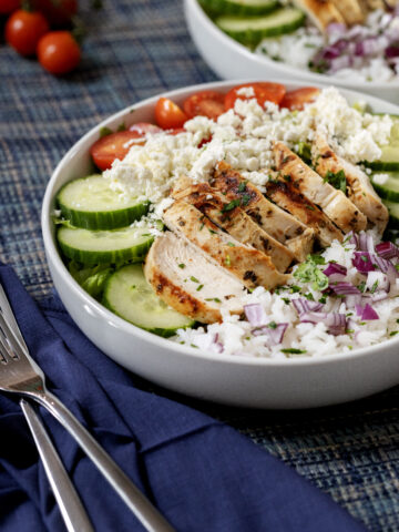 Healthy Greek Chicken Bowl