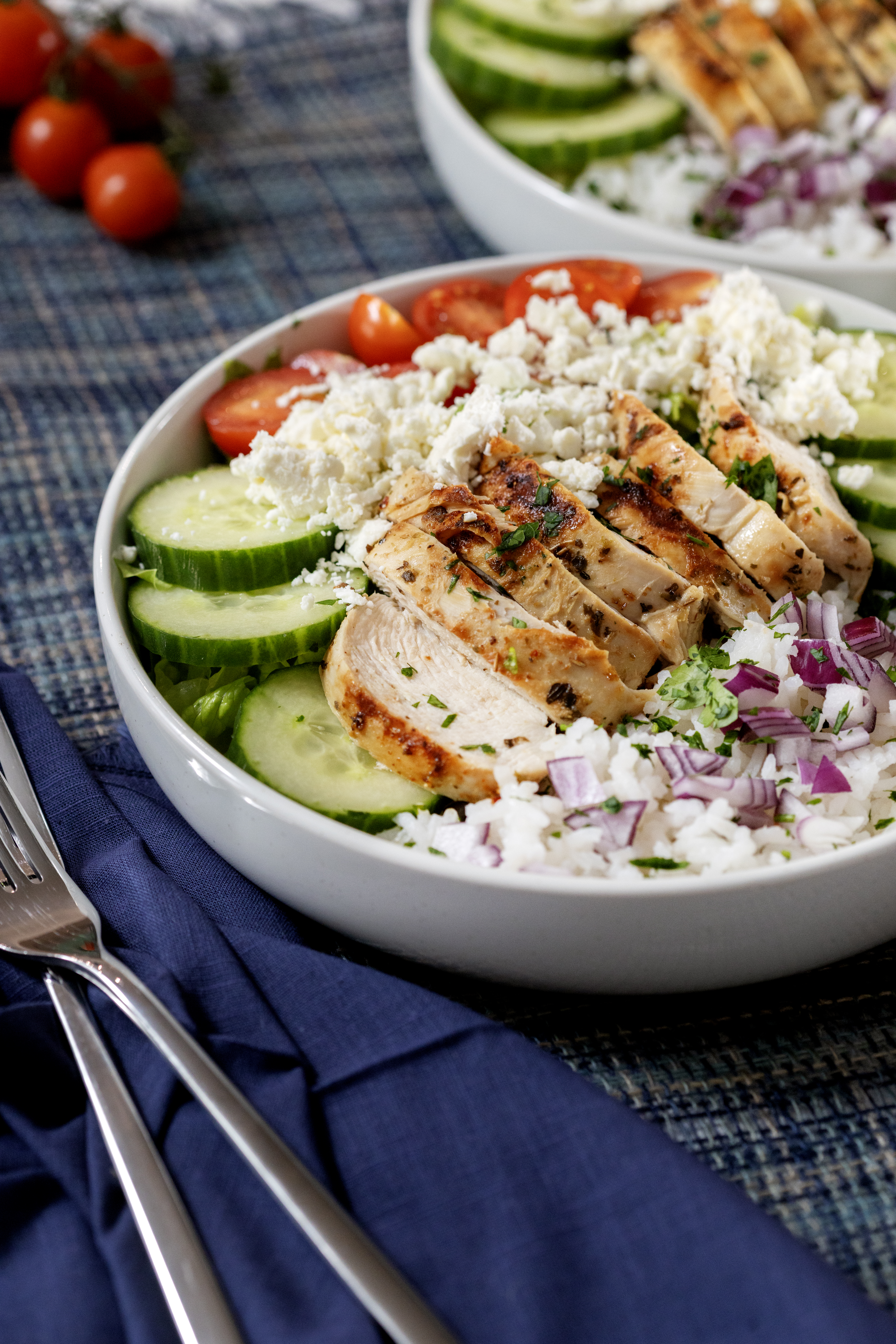Healthy Greek Chicken Bowl