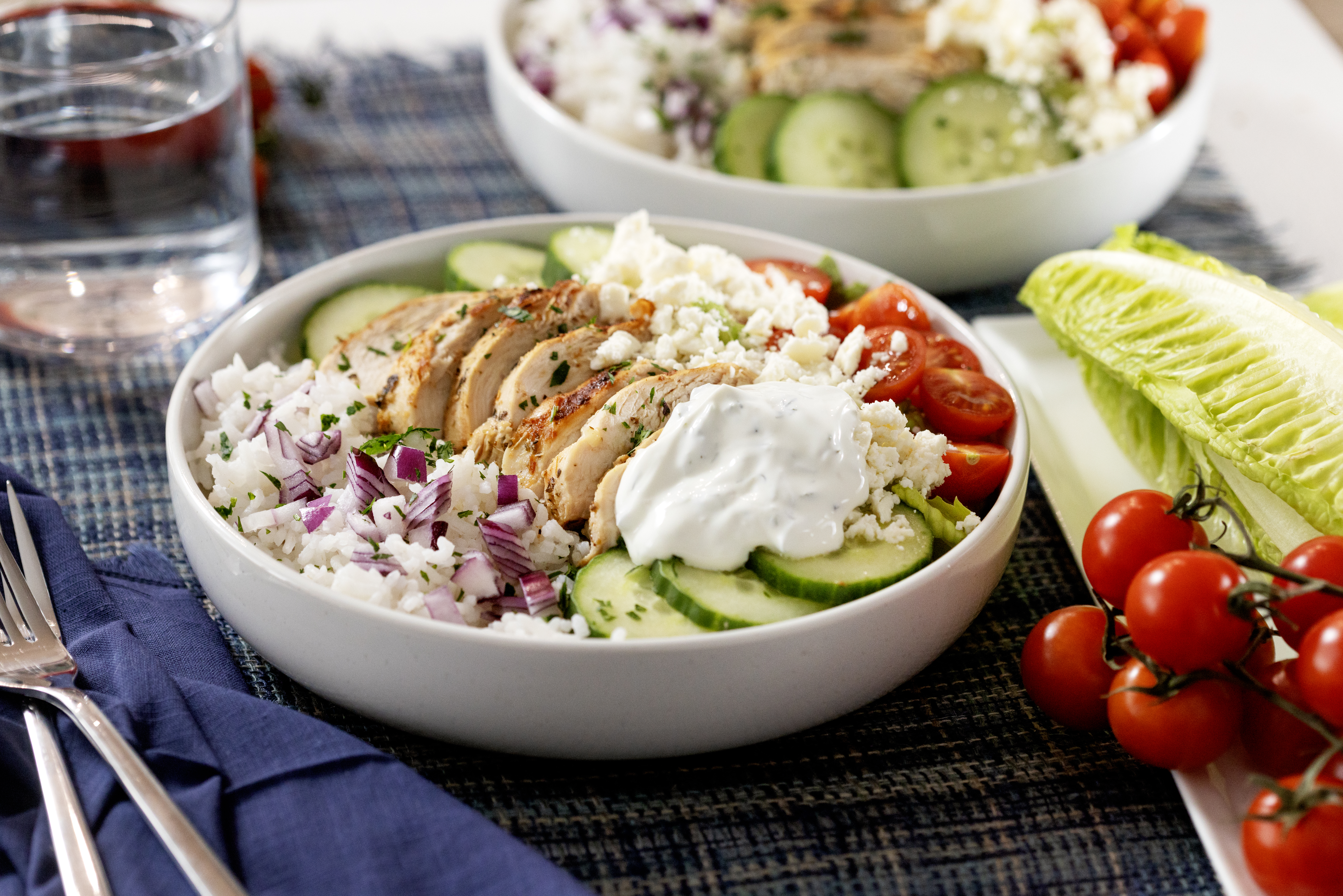 Healthy Greek Chicken Bowl