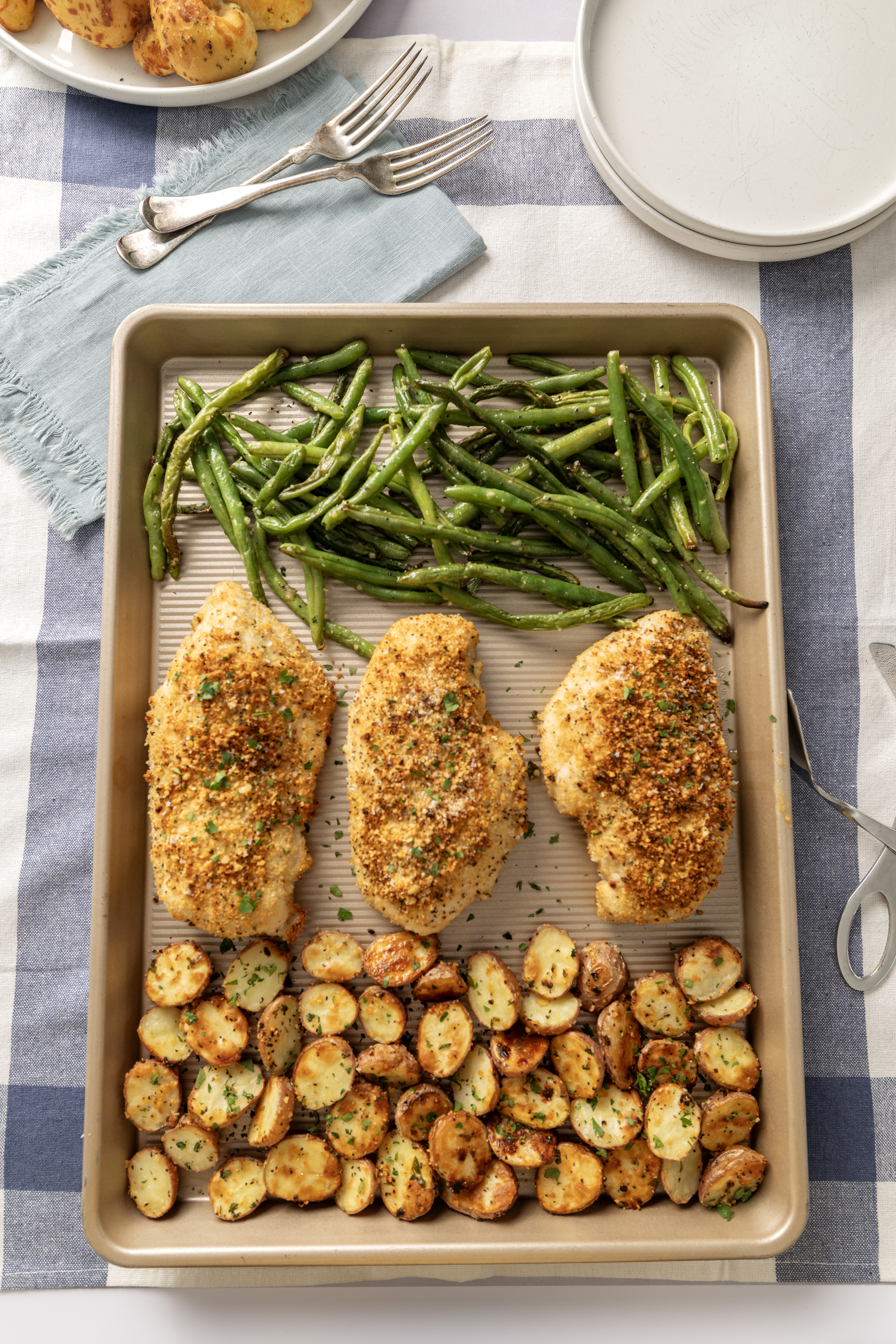 Healthy Chicken Parmesan with Vegetables