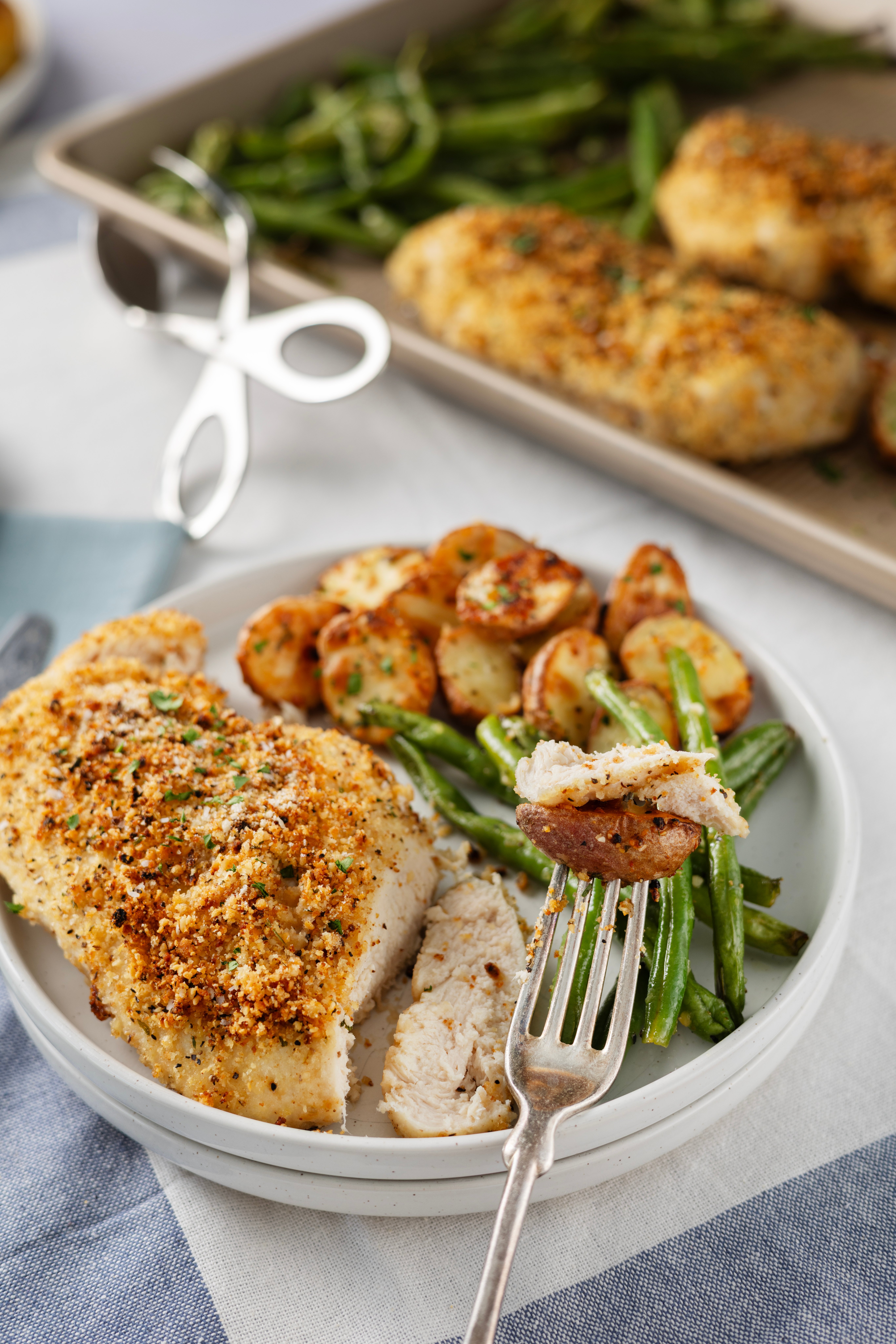 Healthy Chicken Parmesan with Vegetables