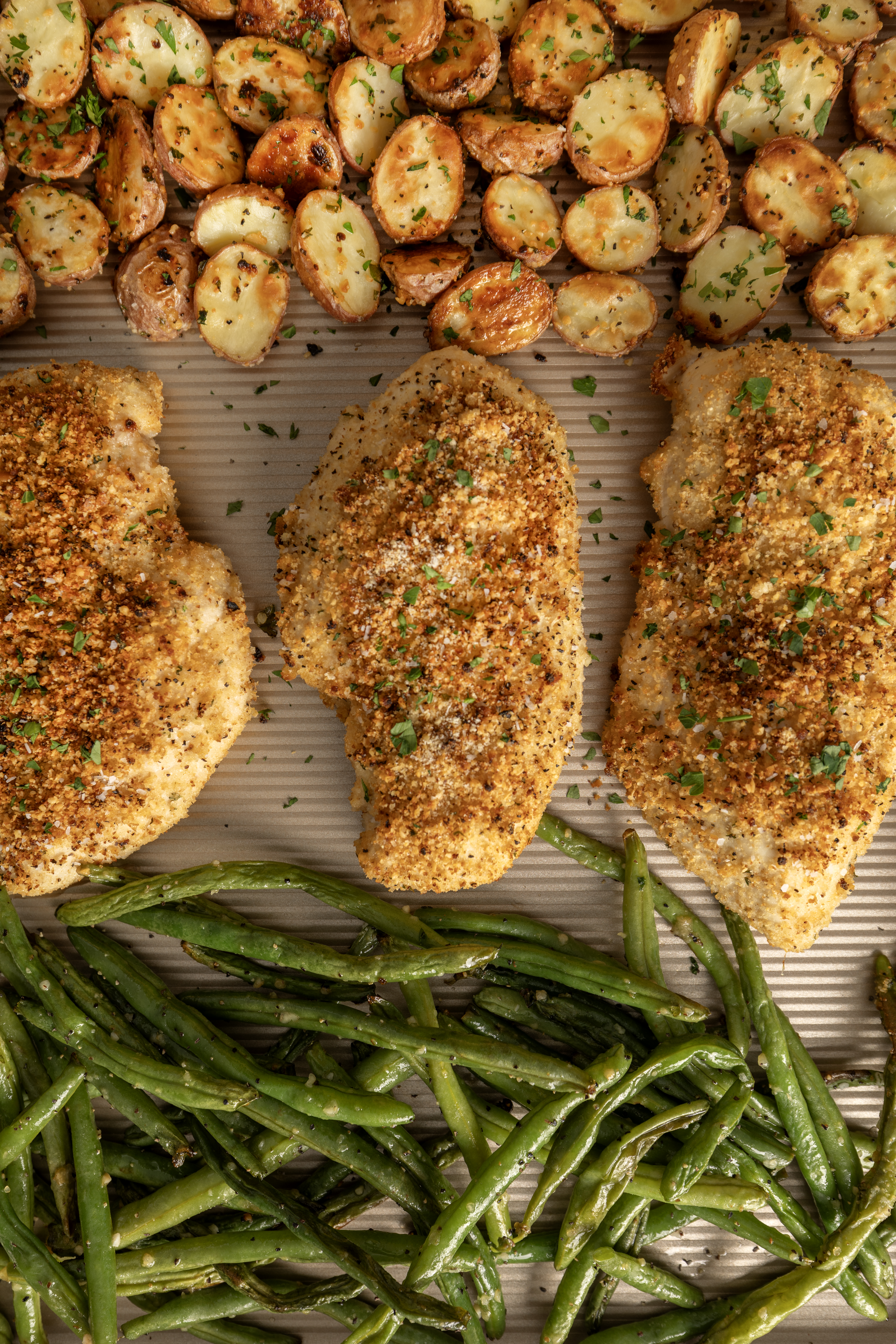 Healthy Chicken Parmesan with Vegetables