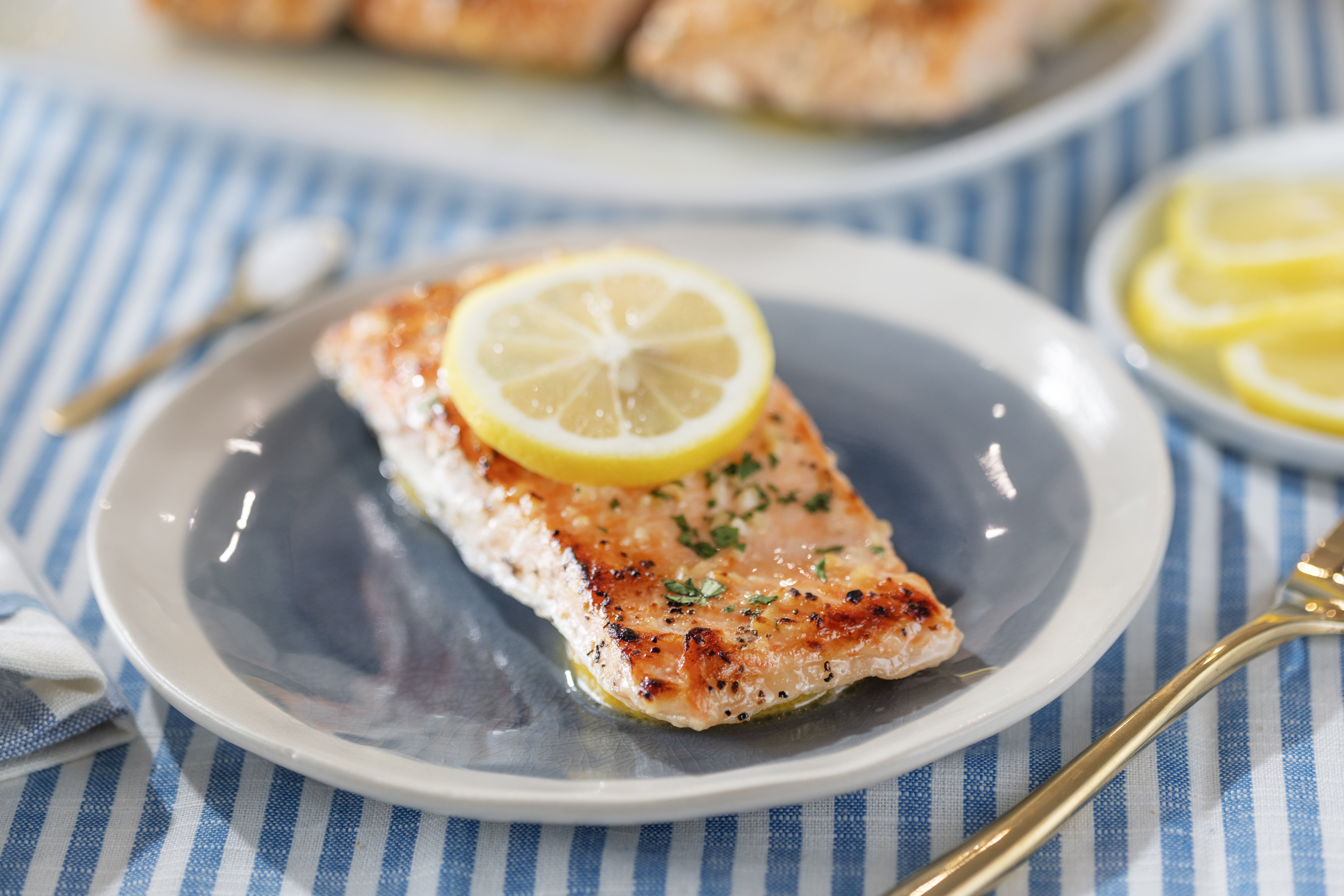 Baked Lemon Garlic Salmon