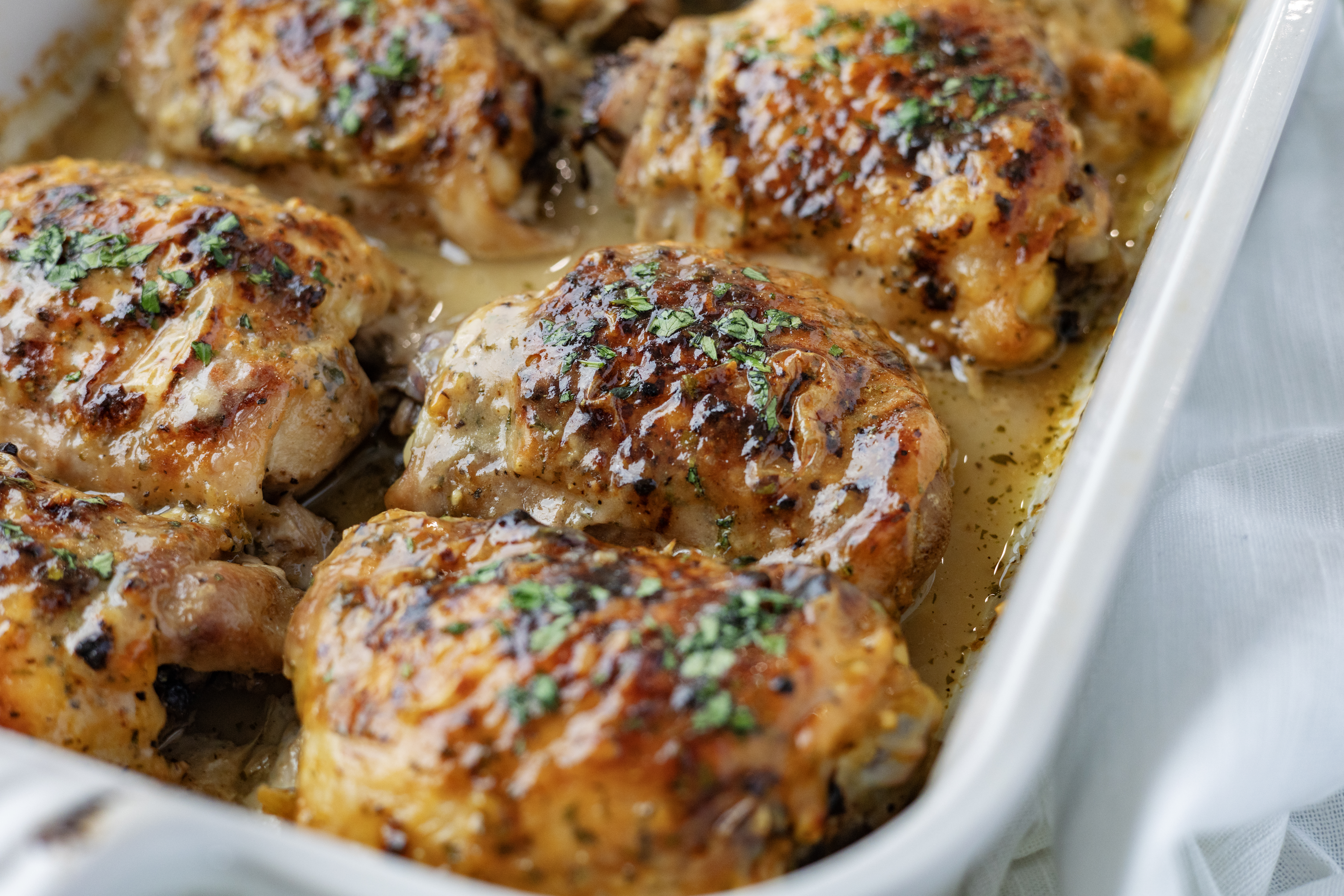 Baked Ranch Roast Chicken Thighs