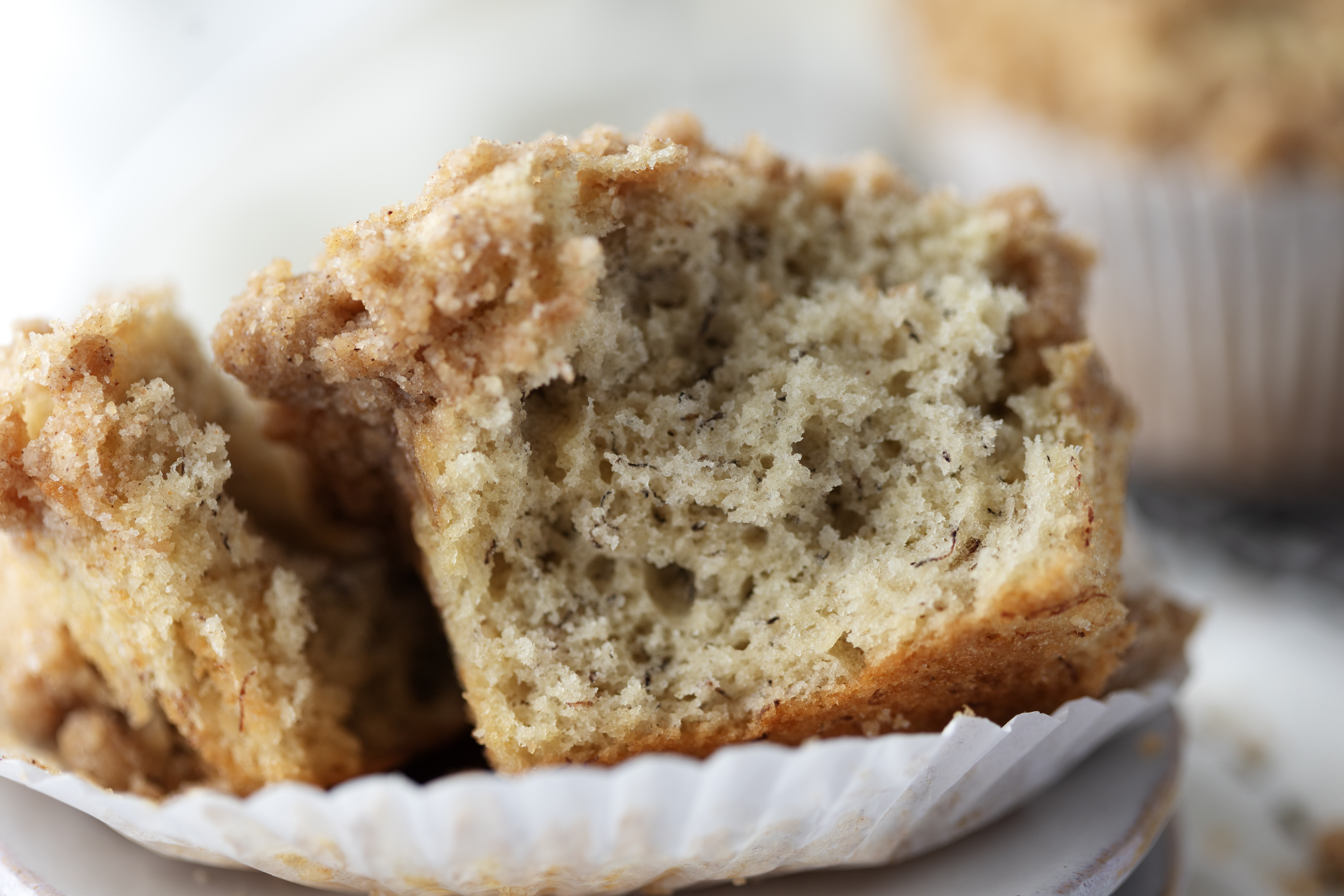 Banana Muffins With Streusel Topping